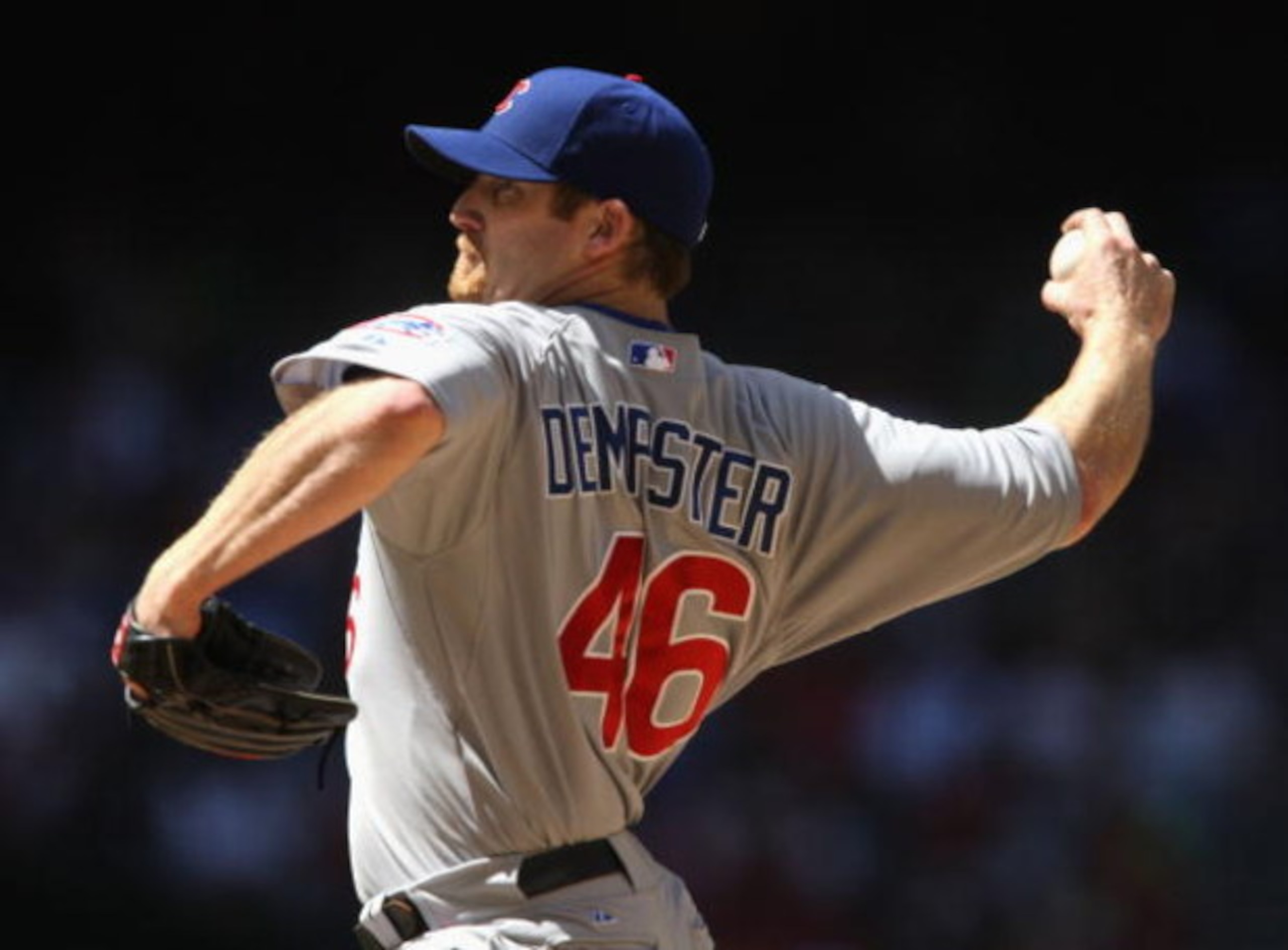PHOENIX - APRIL 29:  Starting pitcher Ryan Dempster #46 of the Chicago Cubs pitches against the Arizona Diamondbacks during the game at Chase Field on April 29, 2009 in Phoenix, Arizona. The Diamondbacks defeated the Cubs 10-0.  (Photo by Christian Peters
