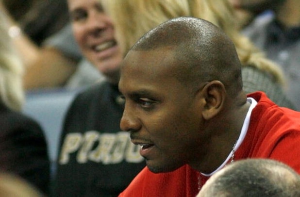 NEW ORLEANS - MARCH 16:  NBA player Anfernee Hardaway alumni of the Memphis Tigers watches his team against the North Texas Mean Green during round one of the NCAA Men's Basketball Tournament at the New Orleans Arena on March 16, 2007 in New Orleans, Loui