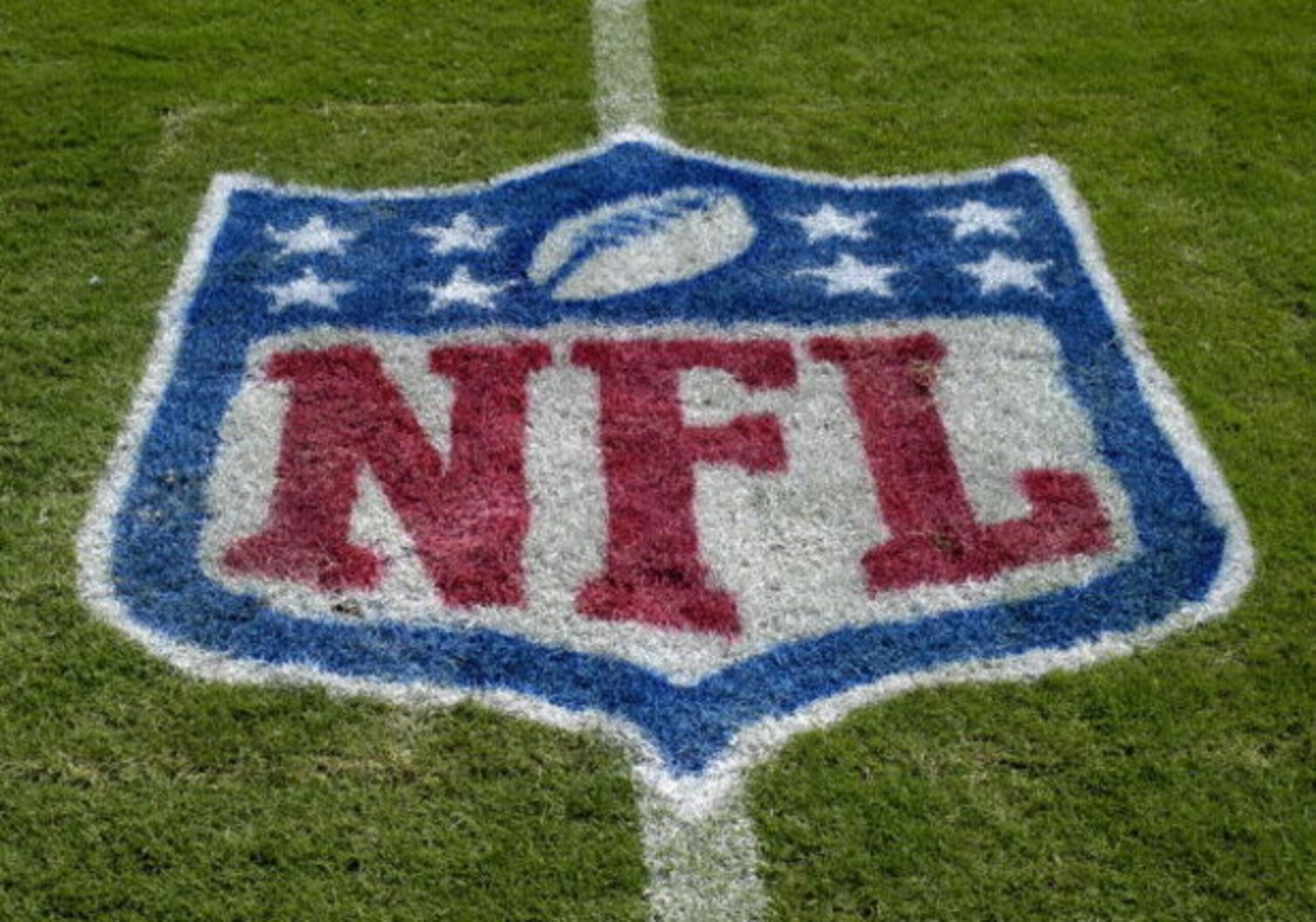 TAMPA, FL - OCTOBER 12: An NFL logo as the Tampa Bay Buccaneers host the Carolina Panthers at Raymond James Stadium on October 12, 2008 in Tampa, Florida.  (Photo by Al Messerschmidt/Getty Images)