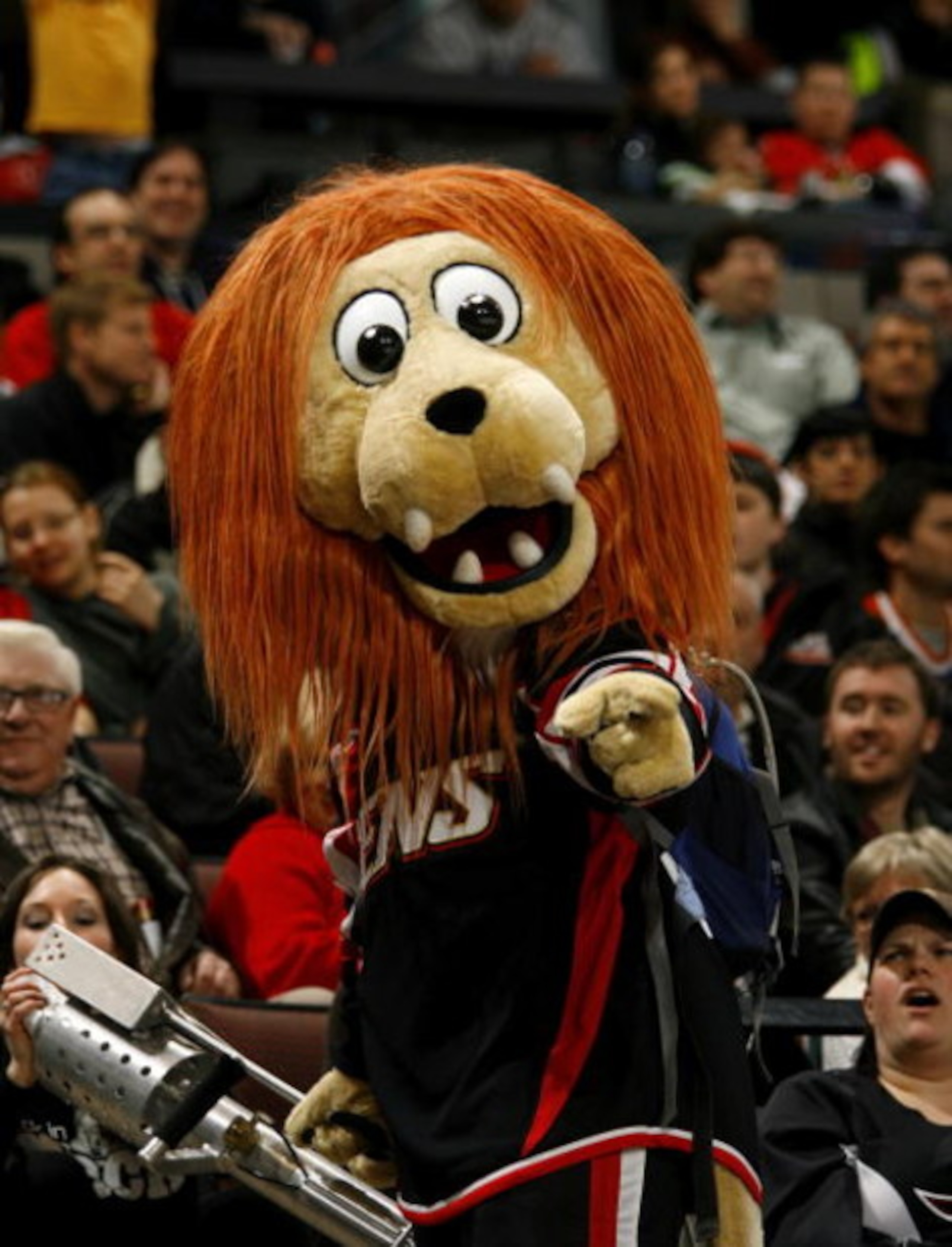 OTTAWA - MARCH 5:  Ottawa Senators mascot Spartacat looks on during the game against the Edmonton Oilers on March 5, 2009 at Scotiabank Place in Ottawa, Ontario, Canada. (Photo by Phillip MacCallum/Getty Images)