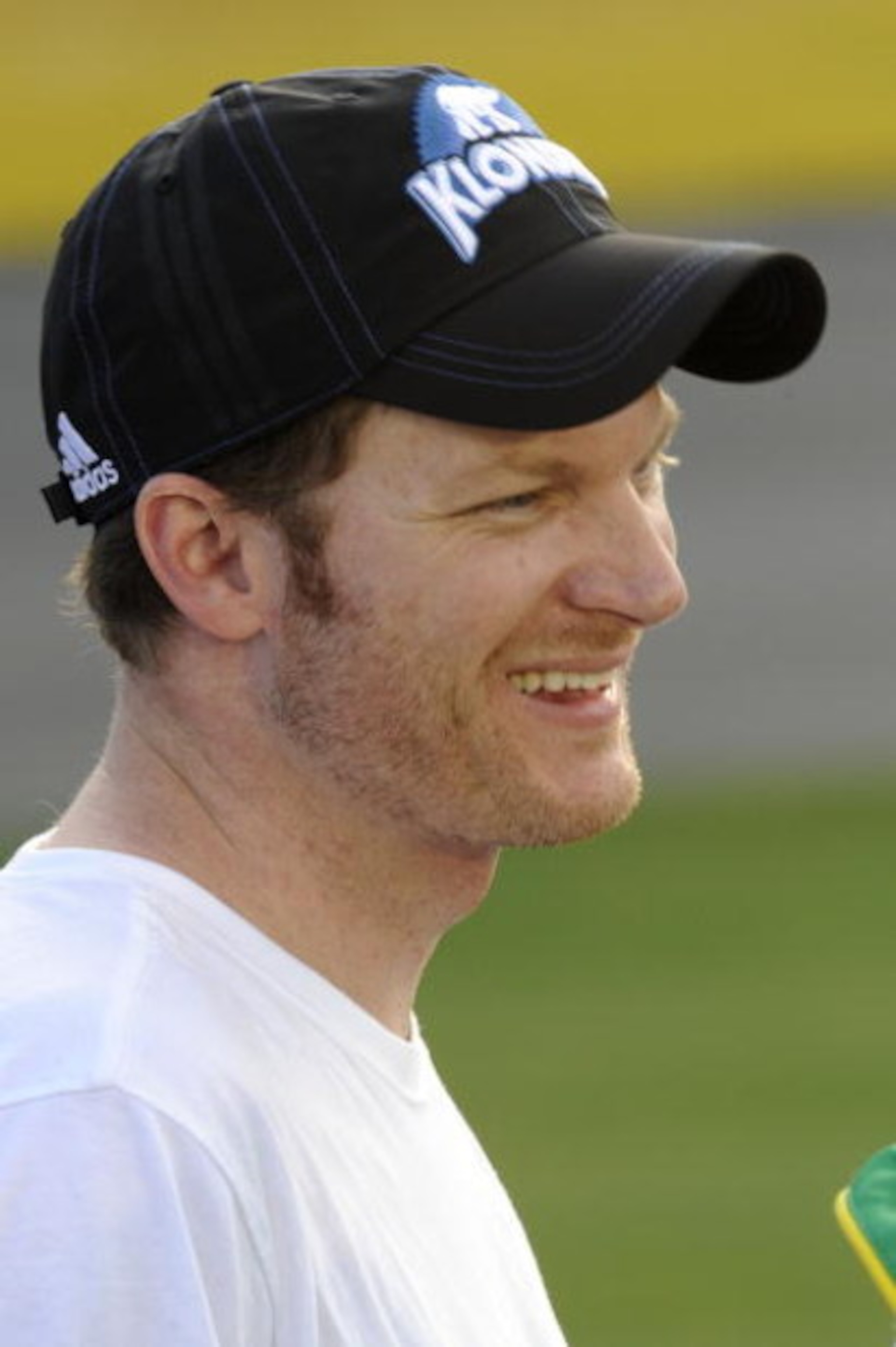 CONCORD, NC - MAY 21:  Dale Earnhardt Jr., driver of the #88 National Guard/AMP Energy Chevrolet, stands on pit road during qualifying for the NASCAR Sprint Cup Series Coca-Cola 600 on May 21, 2009 at Lowe's Motor Speedway in Concord, North Carolina.  (Ph