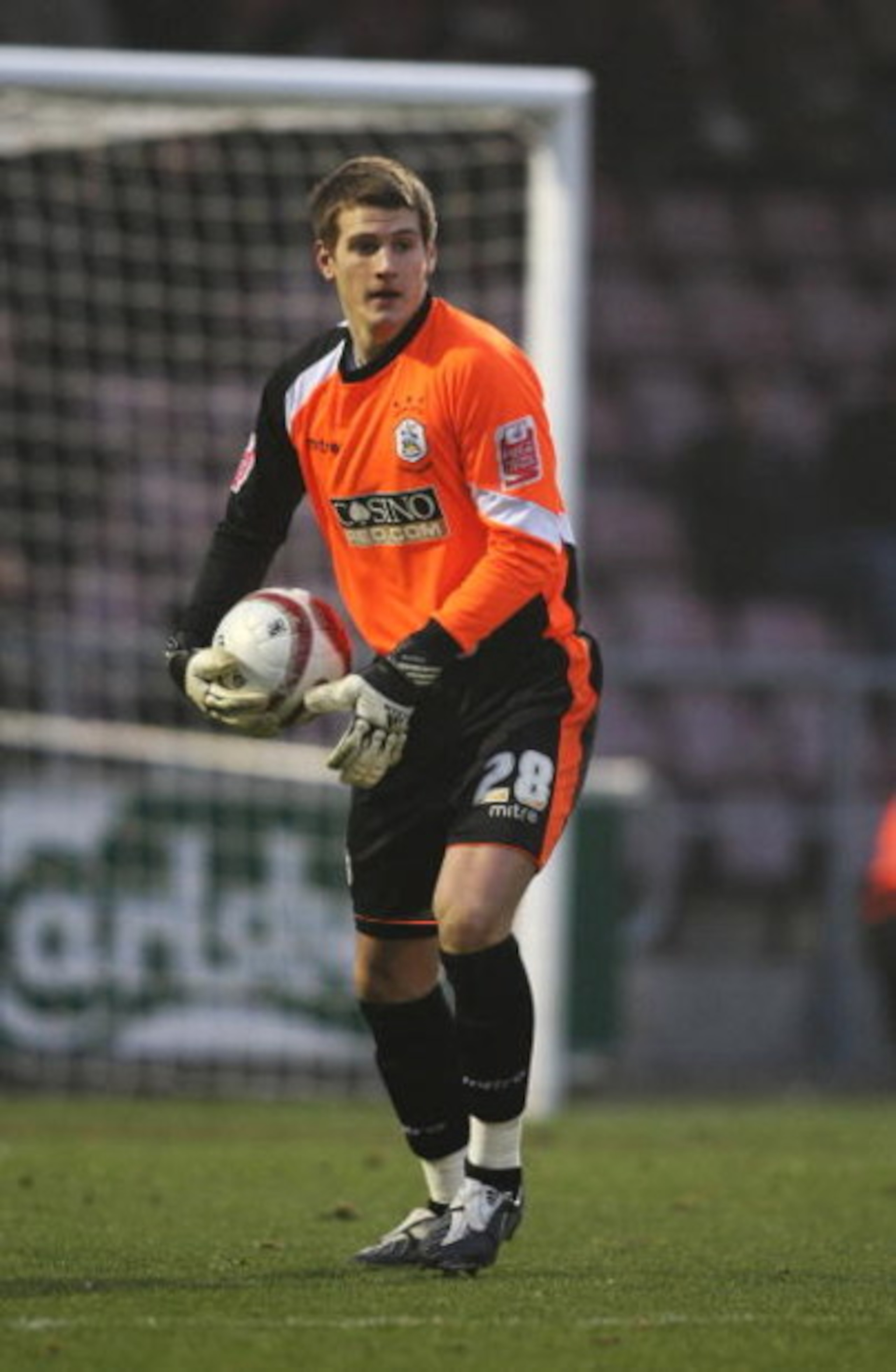 NORTHAMPTON, UNITED KINGDOM - JANUARY 10:   Alex Smithies of Huddersfield Town in action during the Coca Cola League One Match between Northampton Town and Huddersfield Town at Sixfields Stadium on January 10, 2009 in Northampton, England.  (Photo by Pete