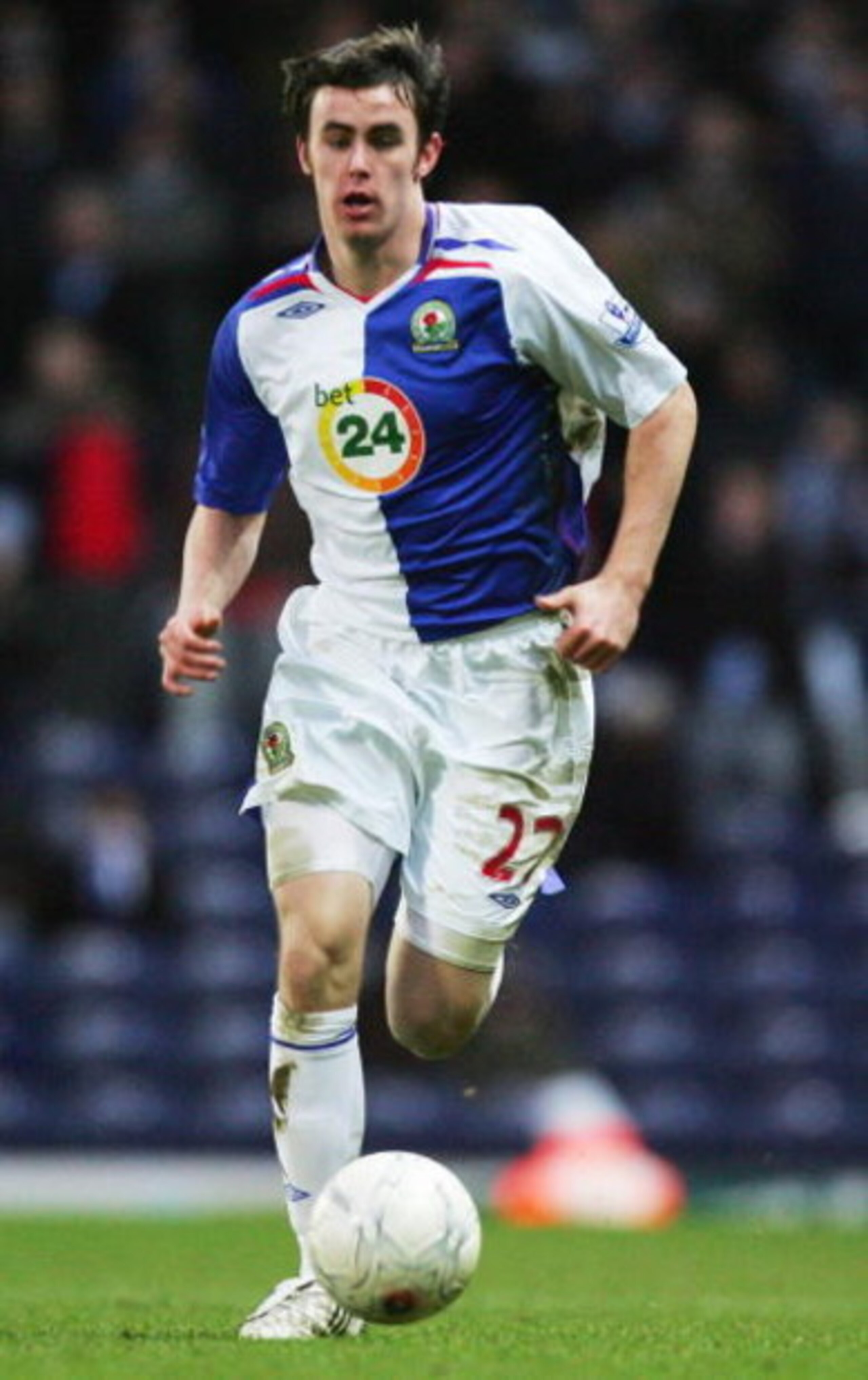BLACKBURN, UNITED KINGDOM - JANUARY 05:  Keith Treacey of Blackburn Rovers in action during the FA Cup sponsored by E.on 3rd Round match between Blackburn Rovers and Coventry City at Ewood Park on January 05, 2008 in Blackburn, England.  (Photo by Matthew