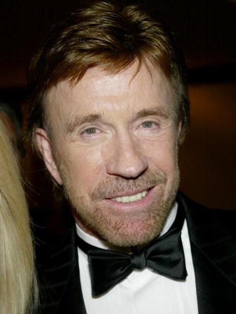 BEVERLY HILLS - NOVEMBER 8:  Actor Chuck Norris  attends the Los Angeles Police Department Protective League's Eagle & Badge Foundation and the Tichi Wilkerson Kassel Parkinson's Foundation Gala on November 8, 2002 in Beverly Hills, California.  The event