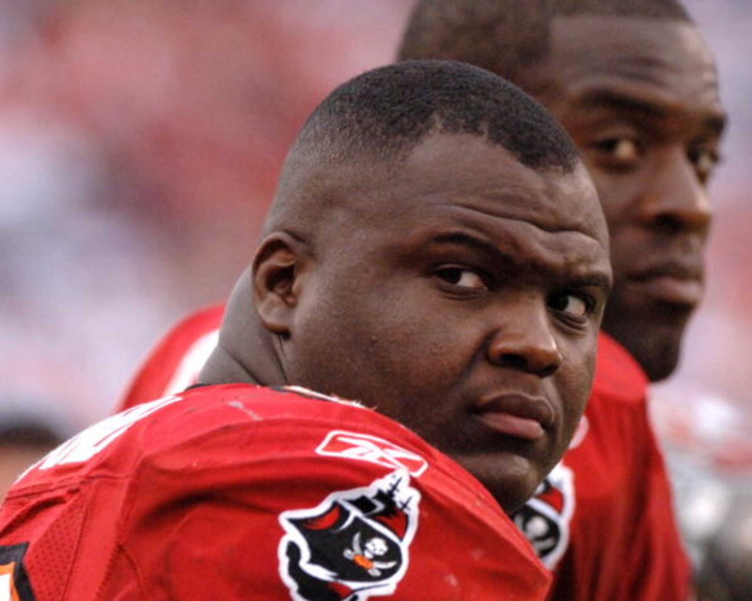 Tampa Bay Buccaneers defensive tackle Anthony McFarland watches play against the Atlanta Falcons December 24, 2005 in Tampa. The Bucs defeated the Falcons 27 - 24 in overtime. (Photo by Al Messerschmidt/Getty Images) Tampa Bay Buccaneers defensive tackle Anthony McFarland watches play against the Atlanta Falcons December 24, 2005 in Tampa. The Bucs defeated the Falcons 27 - 24 in overtime. (Photo by Al Messerschmidt/Getty Images)