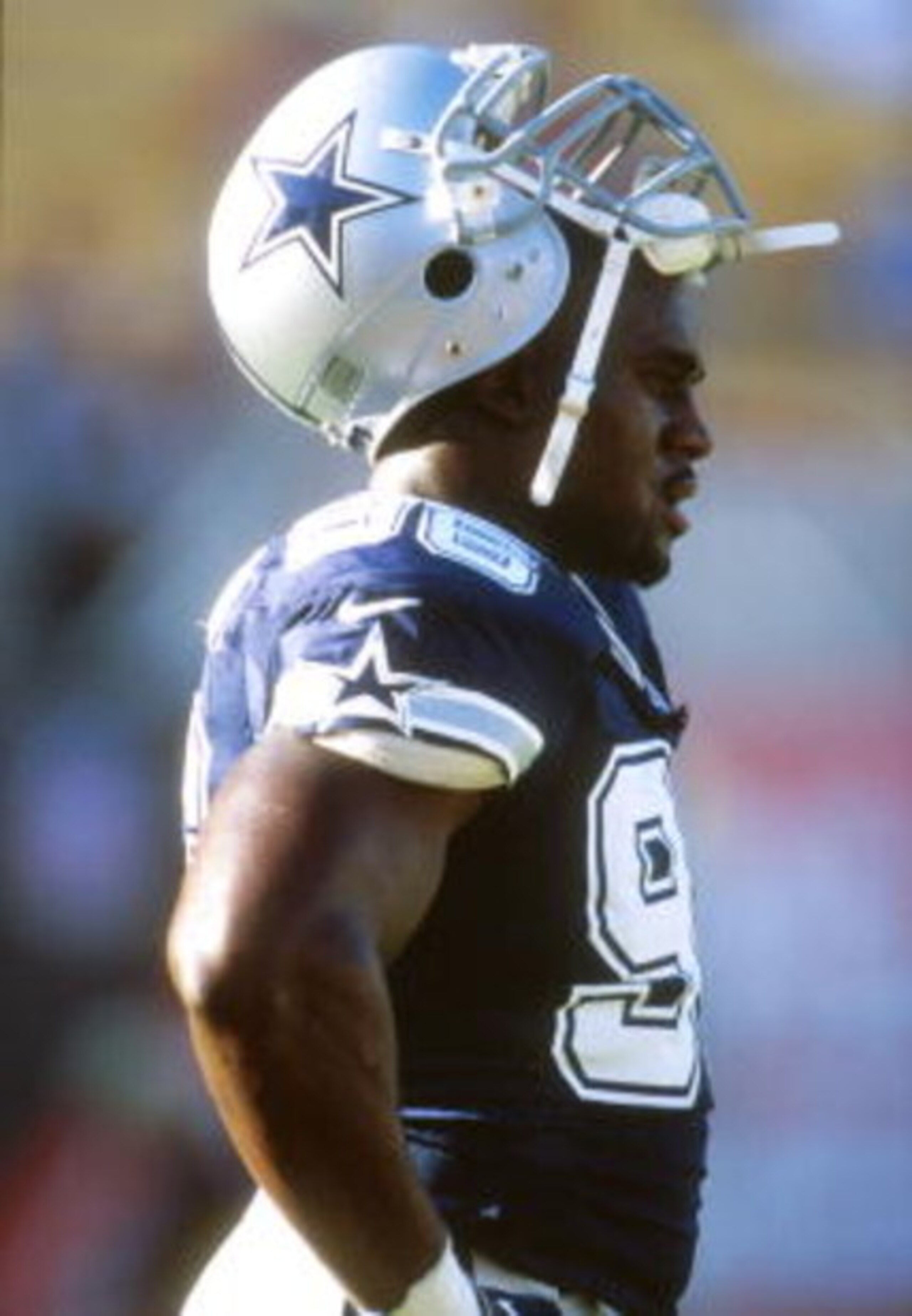 10 Sep 2000: #96 Ebenezer Ekuban of the Dallas Cowboys looks on during the Cowboys v Cardinals game in which the Cardinals defeated the Cowboys 32-31 at Sun Devil Stadium, Tempe, Arizona. Mandatory Credit: Harry How/ALLSPORT 10 Sep 2000: #96 Ebenezer Ekuban of the Dallas Cowboys looks on during the Cowboys v Cardinals game in which the Cardinals defeated the Cowboys 32-31 at Sun Devil Stadium, Tempe, Arizona. Mandatory Credit: Harry How/ALLSPORT