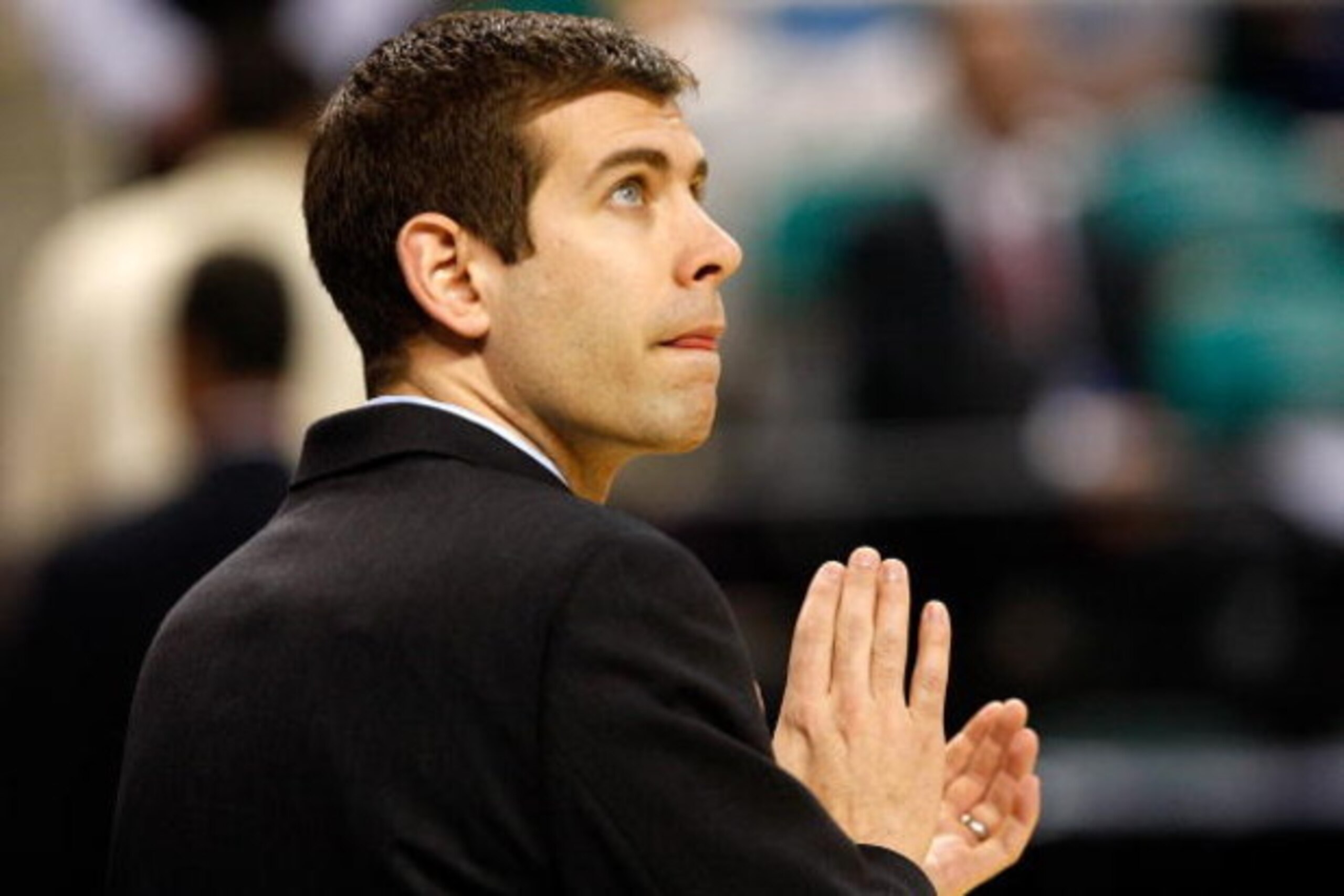 GREENSBORO, NC - MARCH 19:  Head coach Brad Stevens of the Butler Bulldogs looks on against the Louisiana State University Tigers during the first round of the NCAA Division I Men's Basketball Tournament at the Greensboro Coliseum on March 19, 2009 in Gre