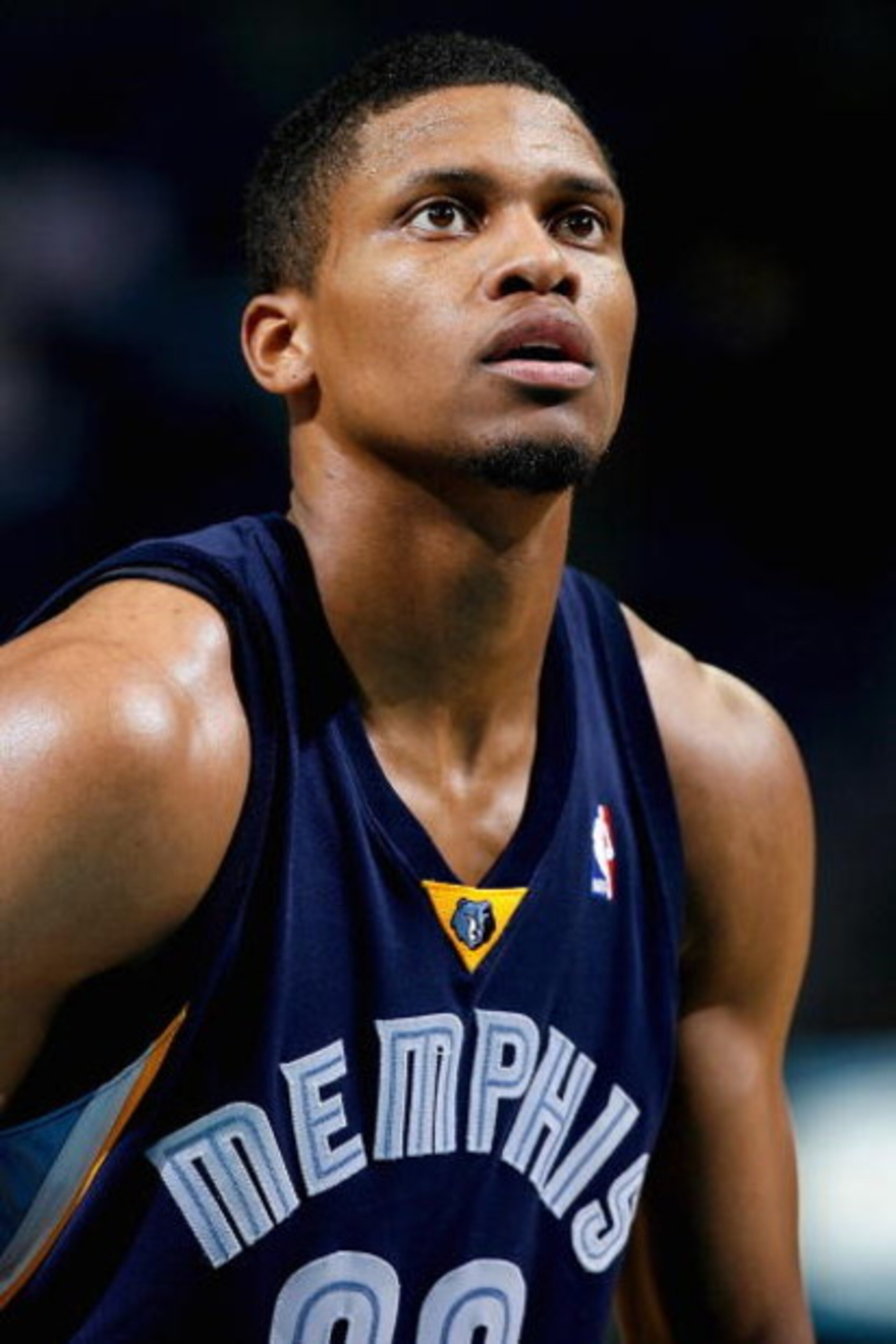 NEW ORLEANS - DECEMBER 07:  Rudy Gay #22 of the Memphis Grizzlies shoots a free throw during the game against the New Orleans Hornets on December 7, 2007 at the New Orleans Arena in New Orleans, Louisiana.  NOTE TO USER: User expressly acknowledges and ag
