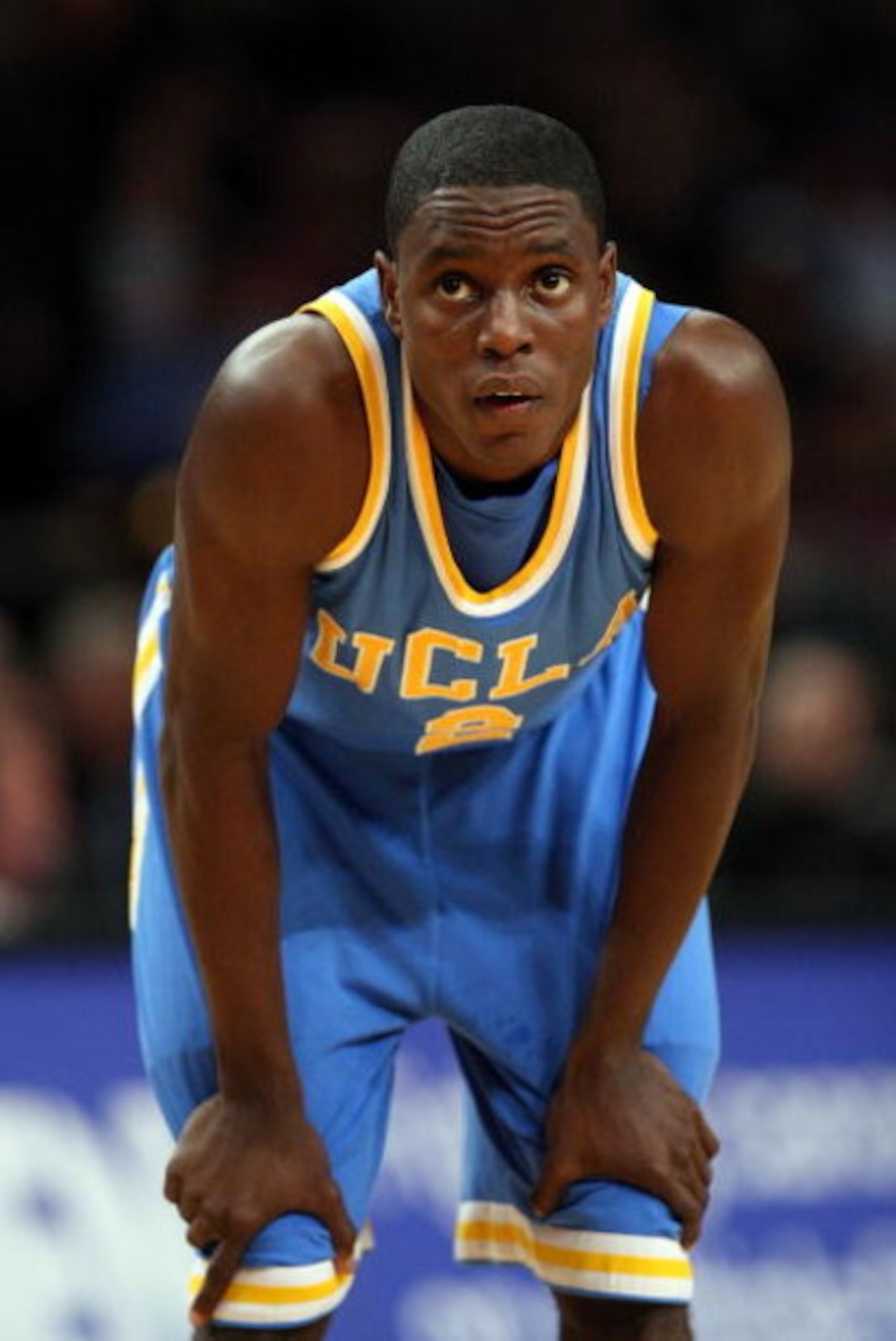 NEW YORK - NOVEMBER 21:  Darren Collison #2  of the UCLA Bruins waits for a free throw against the Southern Illinois Salukis on November 21, 2008 at Madison Square Garden in New York City.  (Photo by Nick Laham/Getty Images)