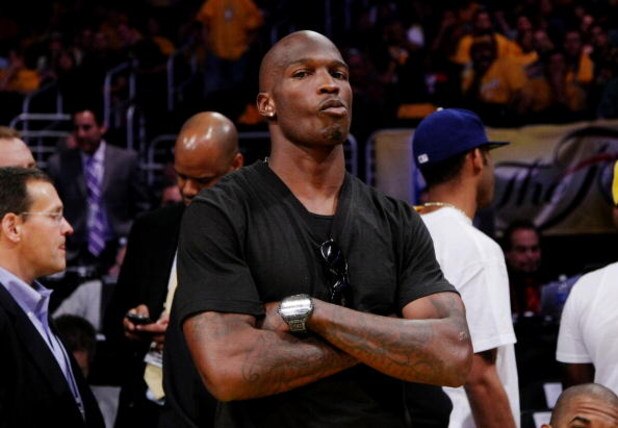 LOS ANGELES, CA - JUNE 4:  NFL player Chad Ochocinco attends game one of the NBA Finals between the Los Angeles Lakers and the Orlando Magic at Staples Center on June 4, 2009 in Los Angeles, California. (Photo by Noel Vasquez/Getty Images)