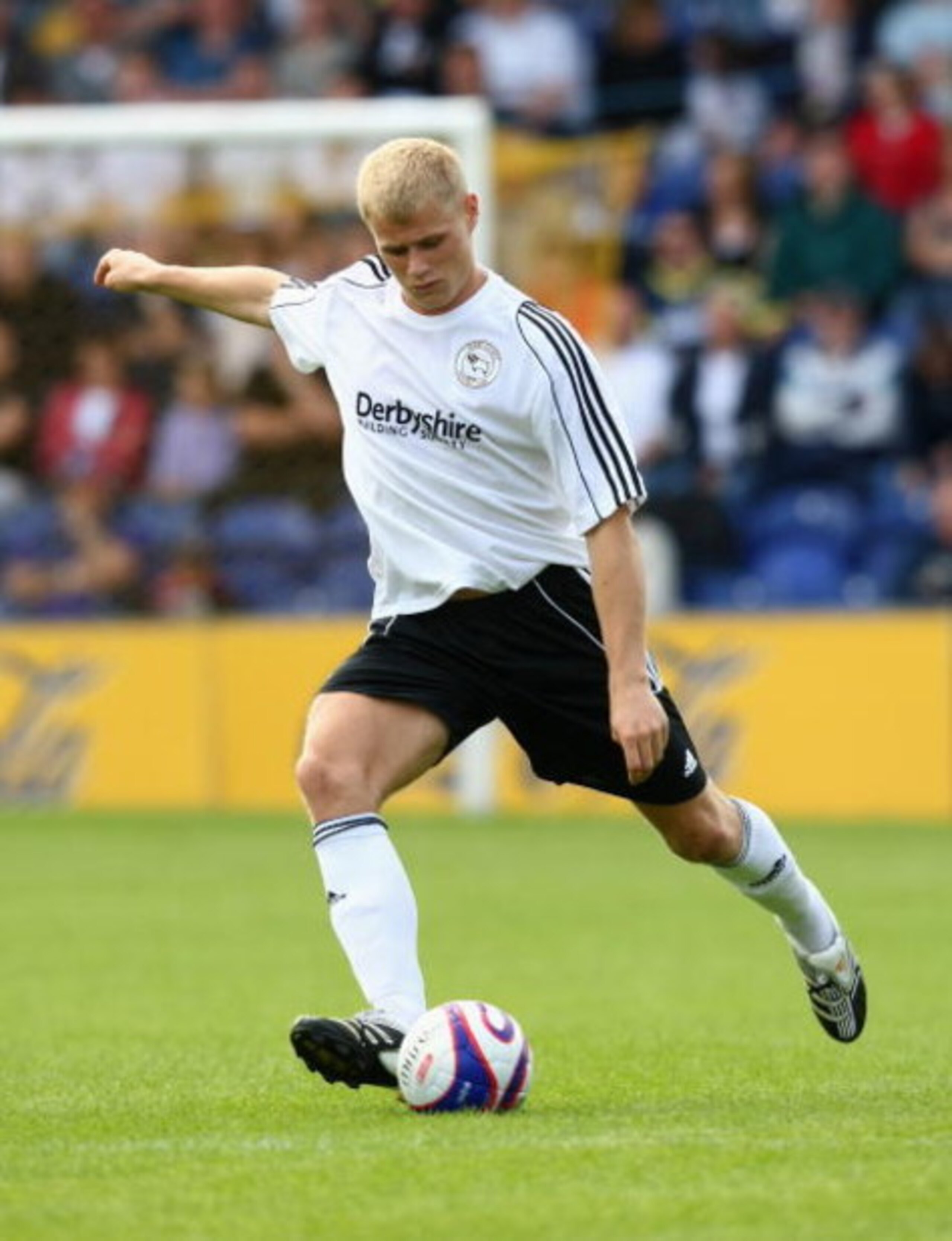 MANSFIELD, UNITED KINGDOM - JULY 28:  James McEveley of Derby County pictured during the pre season friendly match between Mansfield Town and Derby County at Field Mill on July 28, 2007 in Manfield, England.  (Photo by David Rogers/Getty Images)