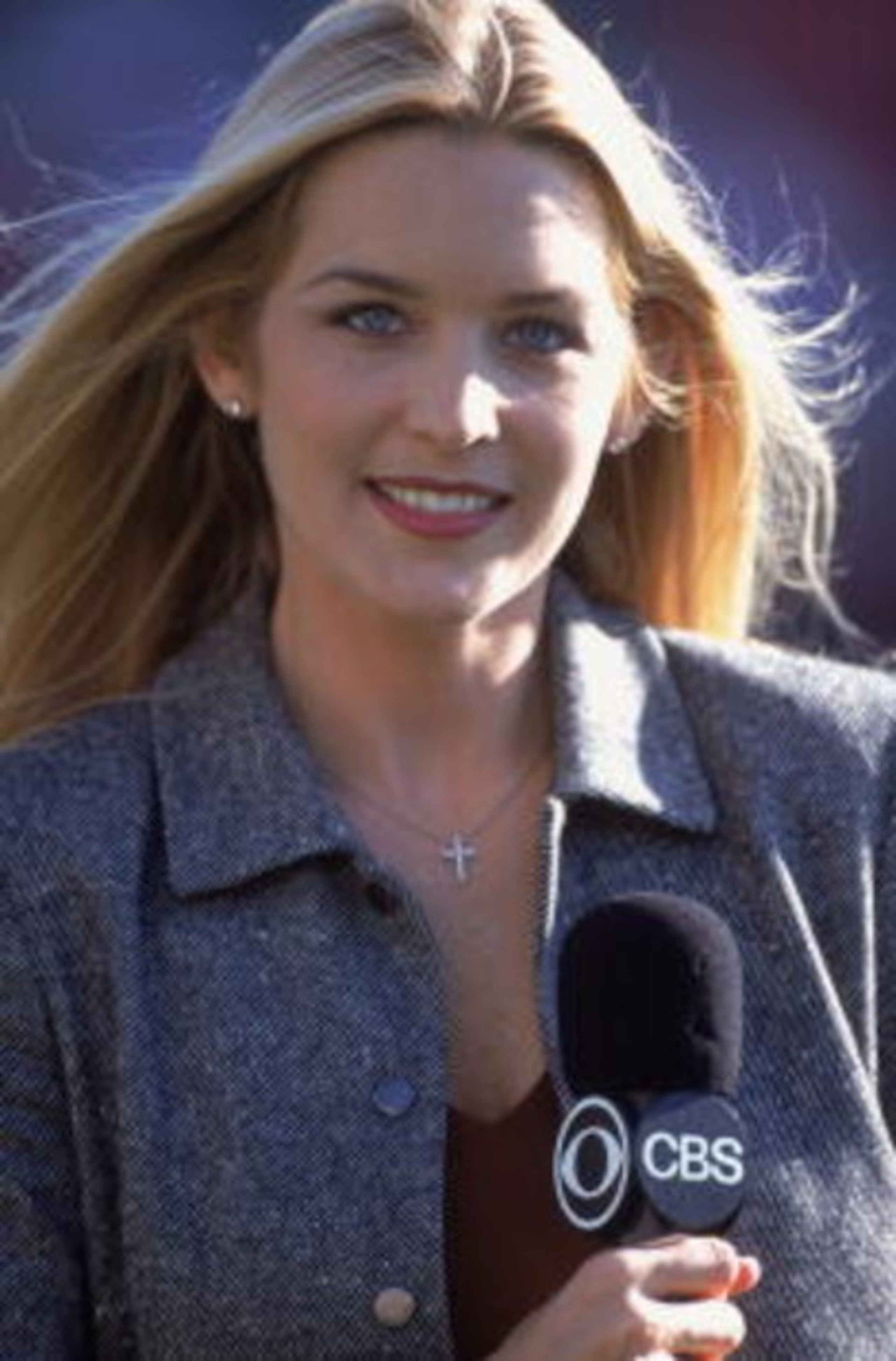 10 Nov 2001:  Jill Arrington sideline reporter smiles for the CBS Sports camera during the SEC game between the Georgia Bulldogs and the Auburn Tigers at Sanford Stadium in Athens, Georgia.  Auburn defeated Georgia 24-17. Mandatory Credit:  Scott Halleran