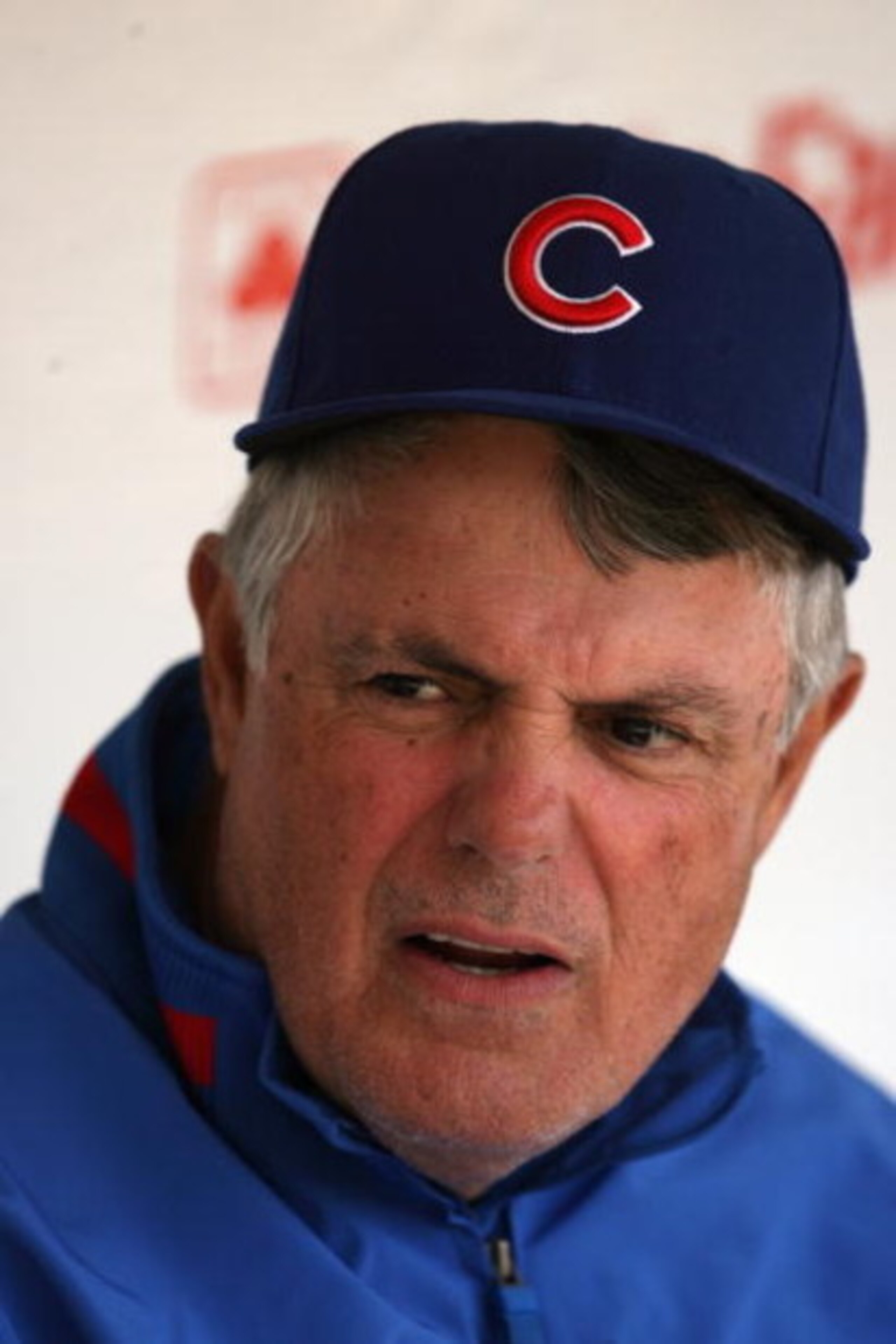 CHICAGO - MAY 2:  Manager Lou Piniella of the Chicago Cubs looks on during the game against the Florida Marlins on May 2, 2009 at Wrigley Field in Chicago, Illinois. (Photo by Jonathan Daniel/Getty Images) 