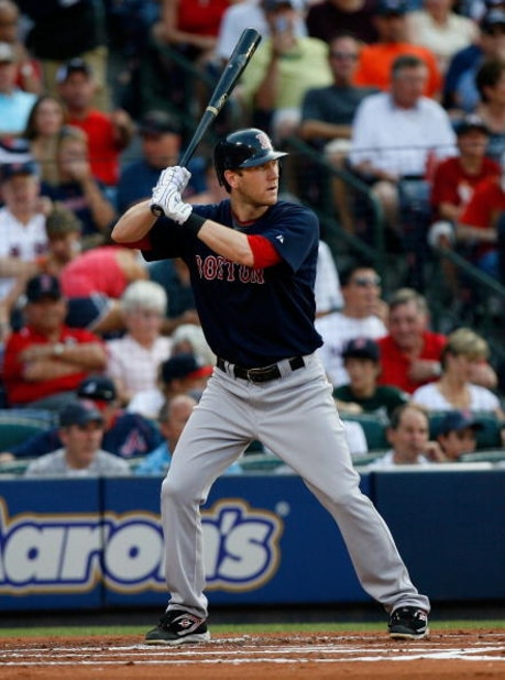 ATLANTA - JUNE 26:  Jason Bay #44 of the Boston Red Sox against the Atlanta Braves at Turner Field on June 26, 2009 in Atlanta, Georgia.  (Photo by Kevin C. Cox/Getty Images)