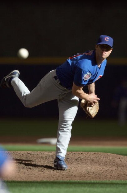 MILWAUKEE - APRIL 10:  Rich Harden #40 of the Chicago Cubs delivers a pitch against the Milwaukee Brewers during the Opening Day game on April 10, 2009 at Miller Park in Milwaukee, Wisconsin. (Photo by: Jonathan Daniel/Getty Images)