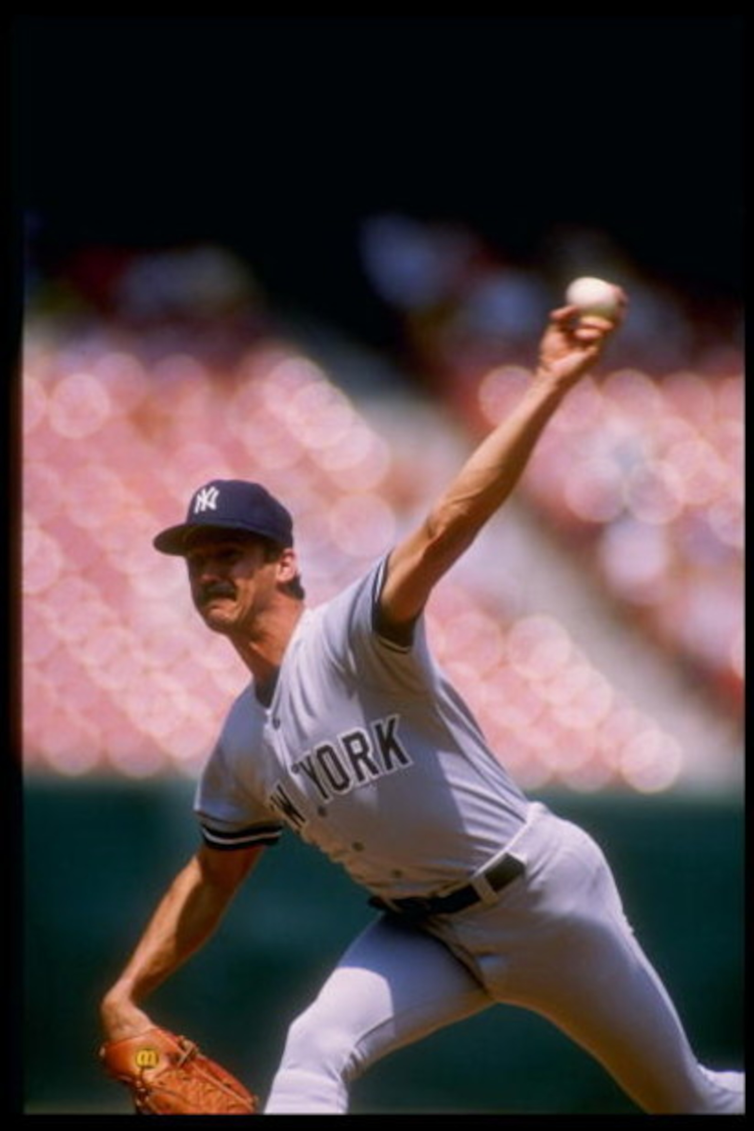 1987:  Ron Guidry of the New York Yankees in action during a game. Mandatory Credit: Tim de Frisco  /Allsport