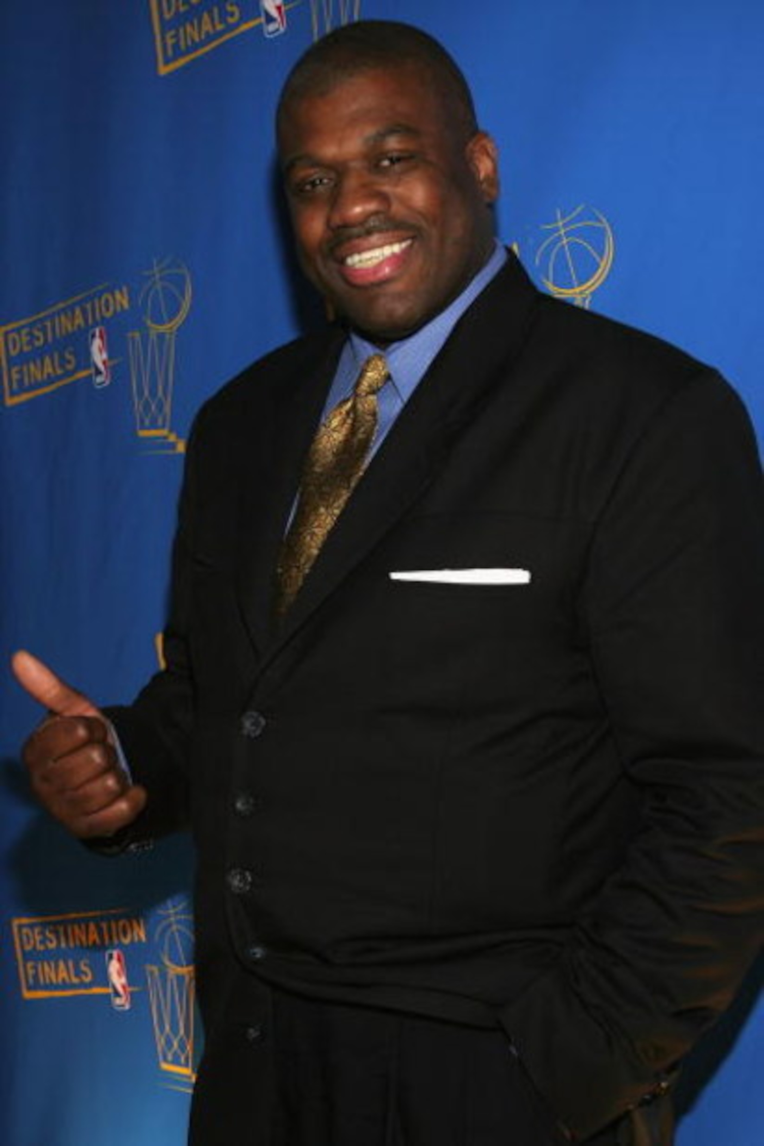 NEW YORK - April 20:  Retired NBA Star Bernard King attends The Sprite Tips Off The 2004 NBA Playoffs With The Sprite Lounge at the NBA Store on April 20, 2004 in New York City. (Photo by Thos Robinson/Getty Images) 