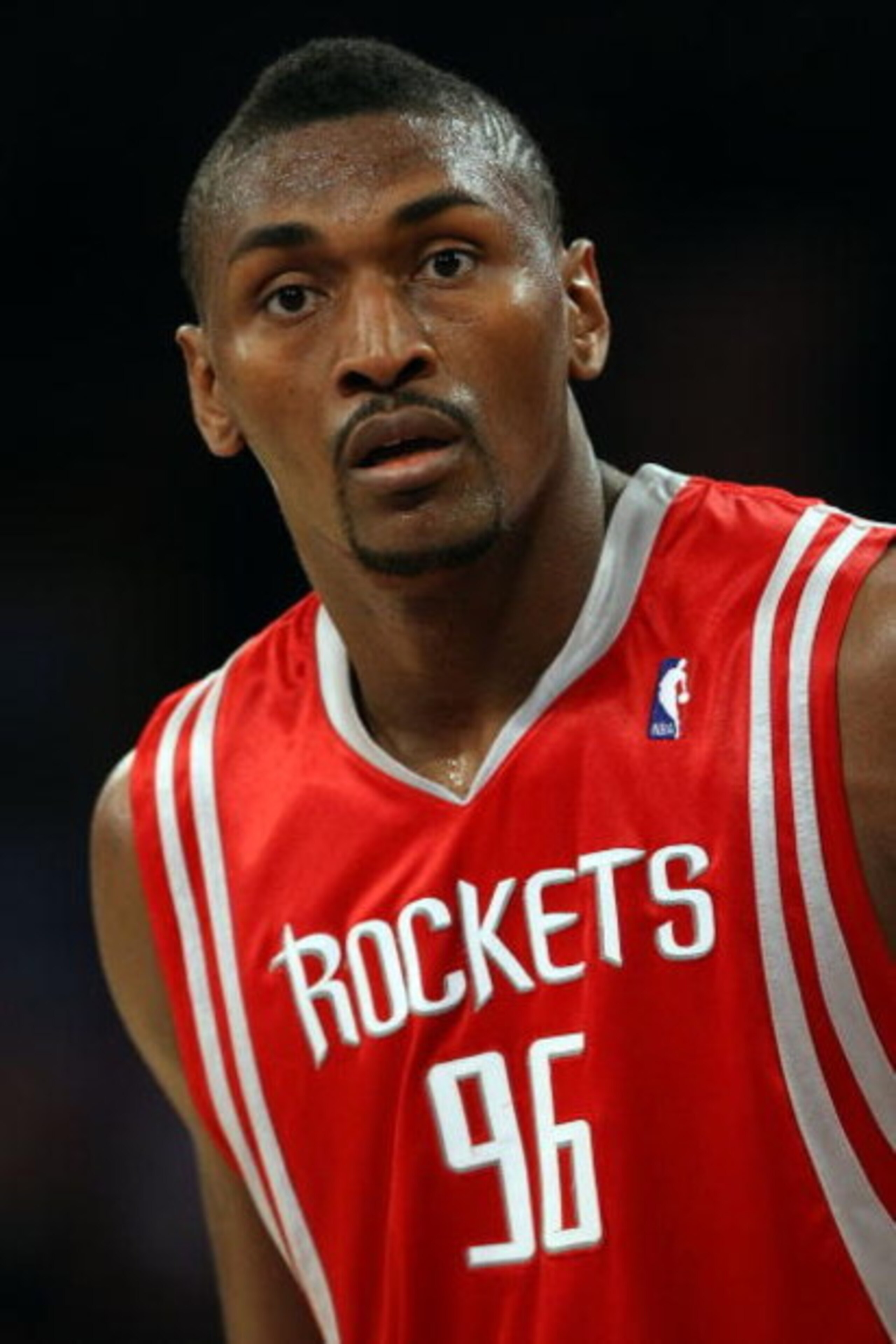 LOS ANGELES, CA - MAY 12:  Ron Artest #96 of the Houston Rockets looks on against the Los Angeles Lakers in Game Five of the Western Conference Semifinals during the 2009 NBA Playoffs at Staples Center on May 12, 2009 in Los Angeles, California. NOTE TO U