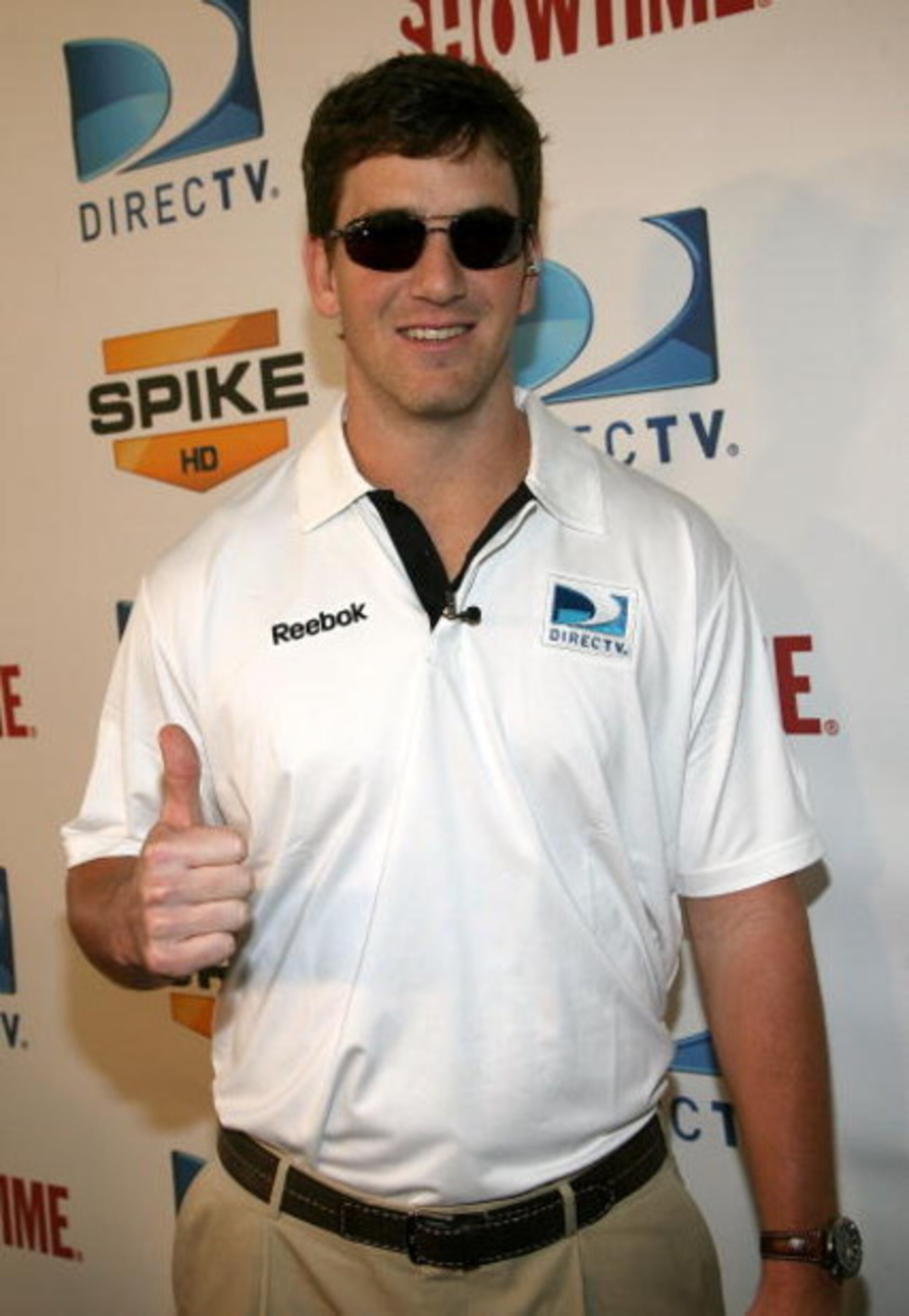 ST. PETERSBURG, FL - JANUARY 31: Eli Manning of the New York Giants attends DIRECTV's 3rd Annual Celebrity Beach Bowl at Progress Energy Park, Home of Al Lang Field on January 31, 2009 in St. Petersburg, Florida. (Photo by Alexander Tamargo/Getty Images ST. PETERSBURG, FL - JANUARY 31: Eli Manning of the New York Giants attends DIRECTV's 3rd Annual Celebrity Beach Bowl at Progress Energy Park, Home of Al Lang Field on January 31, 2009 in St. Petersburg, Florida. (Photo by Alexander Tamargo/Getty Images