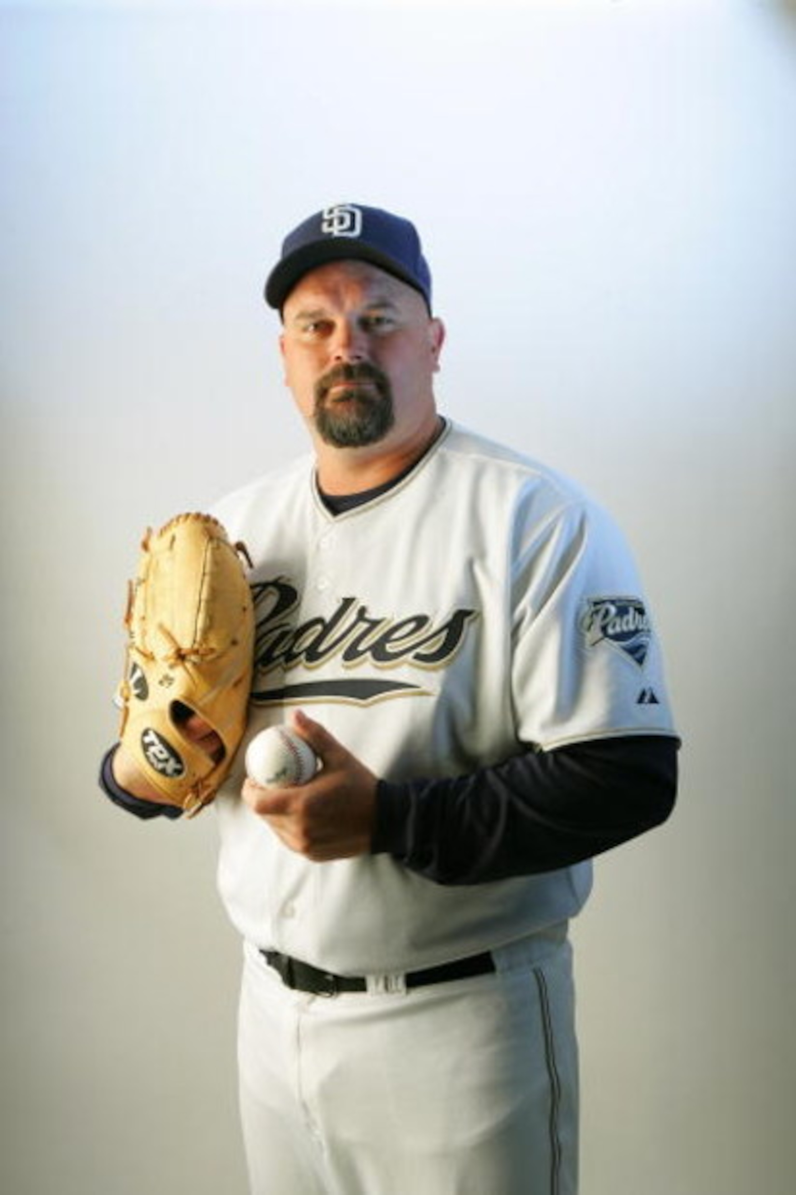 PEORIA, AZ - FEBRUARY 23:  David Wells of the San Diego Padres poses for a portrait during San Diego Padres Photo Day at the Peoria Sports Complex on February 23, 2007 in Peoria, Arizona.  (Photo by Jeff Gross/Getty Images)