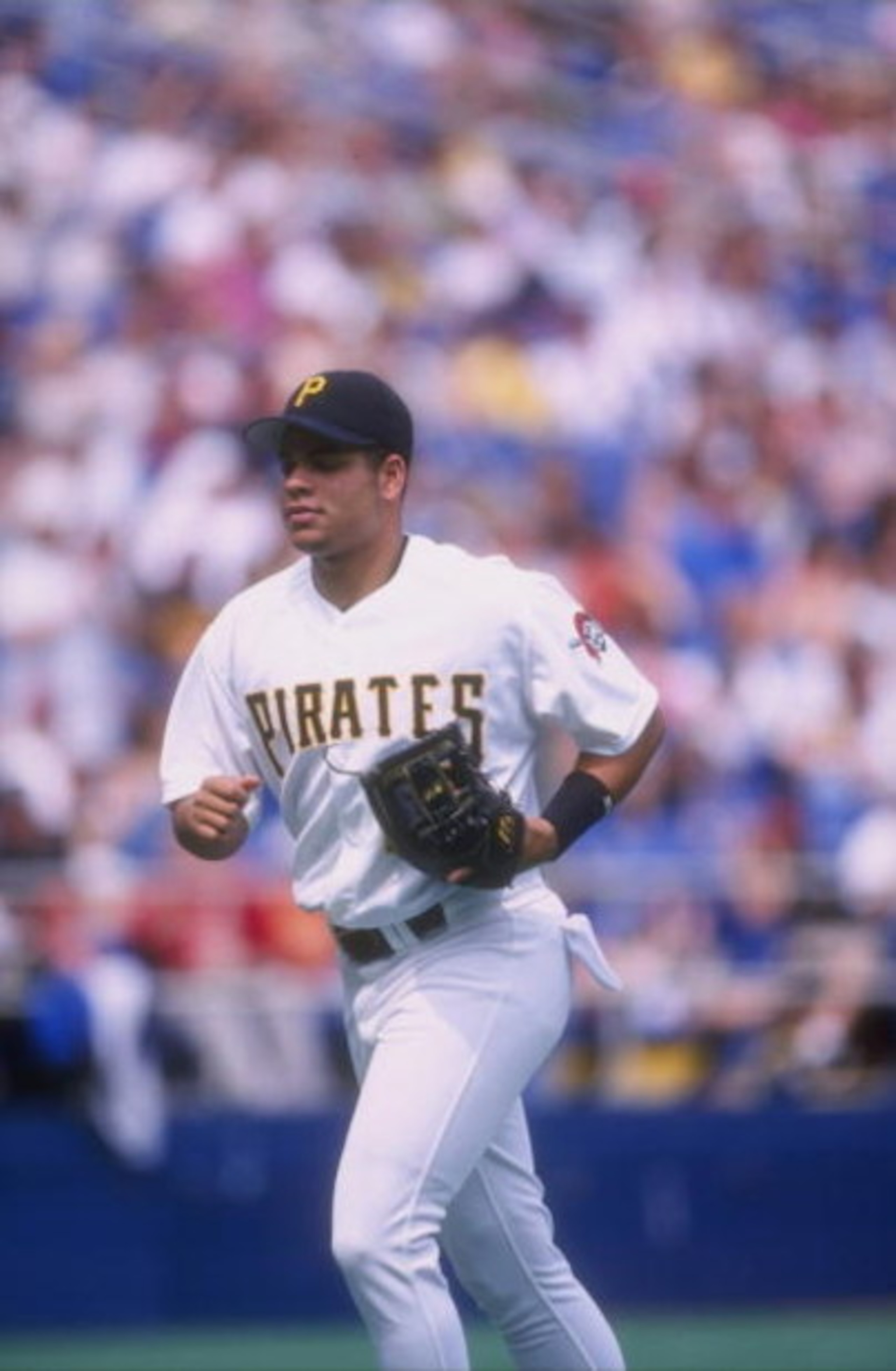 14 Jun 1998:  Aramis Ramirez #16 of the Pittsburgh Pirates in action during a game against the Milwaukee Brewers at the Three Rivers Stadium in Pittsburgh, Pennsylvania. The Pirates defeated the Brewers 7-2. Mandatory Credit: Ken White  /Allsport