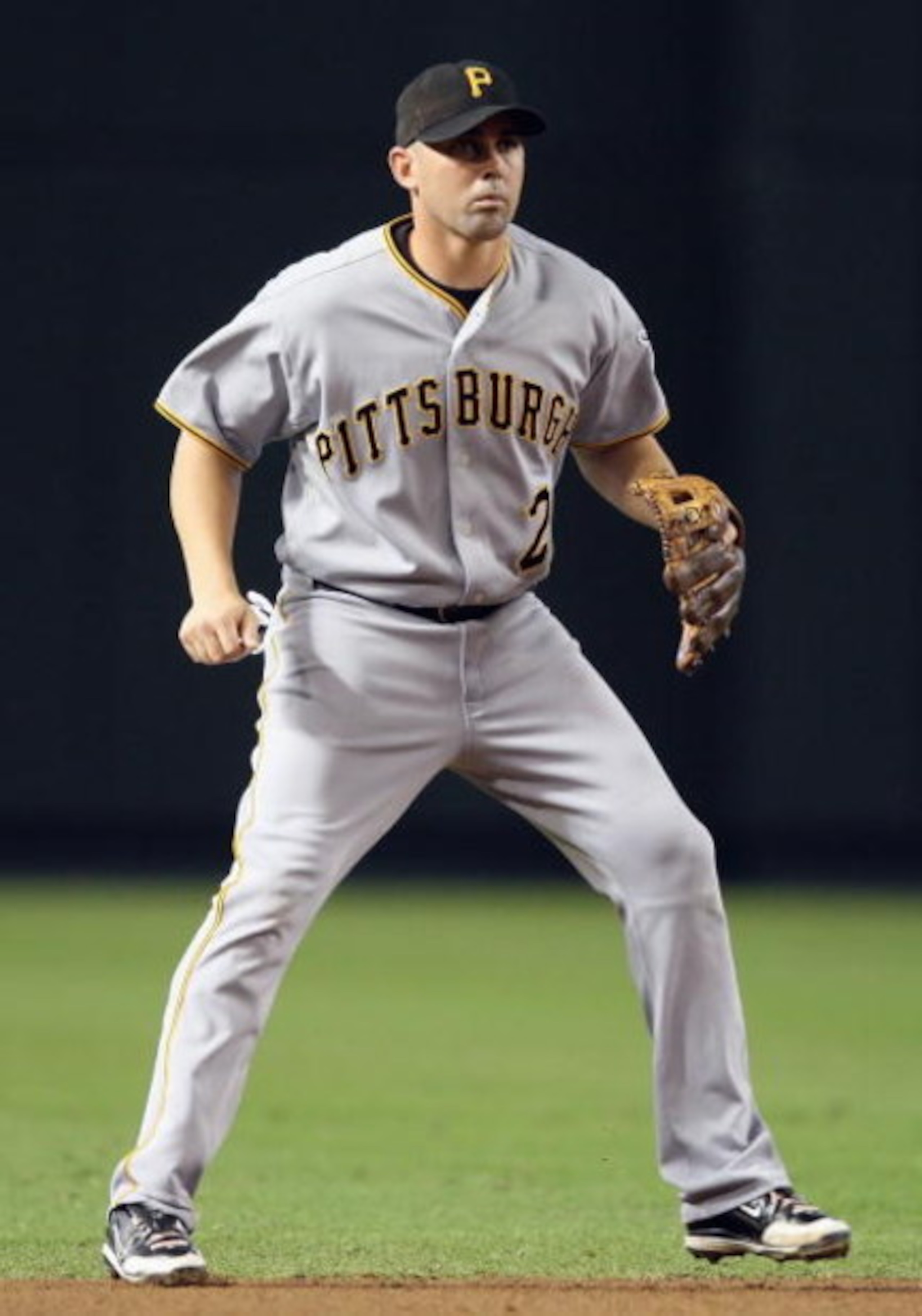 PHOENIX - JULY 26:  Infielder Jack Wilson #2 of the Pittsburgh Pirates in action during the major league baseball game against the Arizona Diamondbacks at Chase Field on July 26, 2009 in Phoenix, Arizona. The Diamondbacks defeated the Pirates 9-0.  (Photo