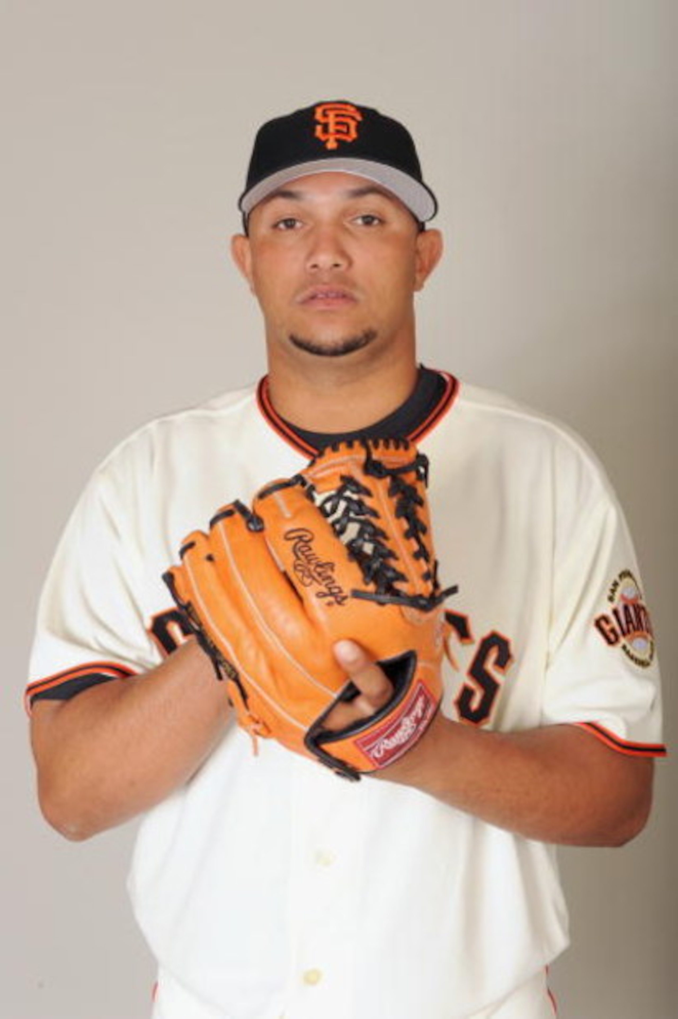 SCOTTSDALE, ARIZONA - FEBRUARY 23: Waldis Joaquin of the San Francisco Giants poses during photo day at Scottsdale Stadium on February 23, 2009 in Scottsdale, Arizona. (Photo by: Harry How/Getty Images)