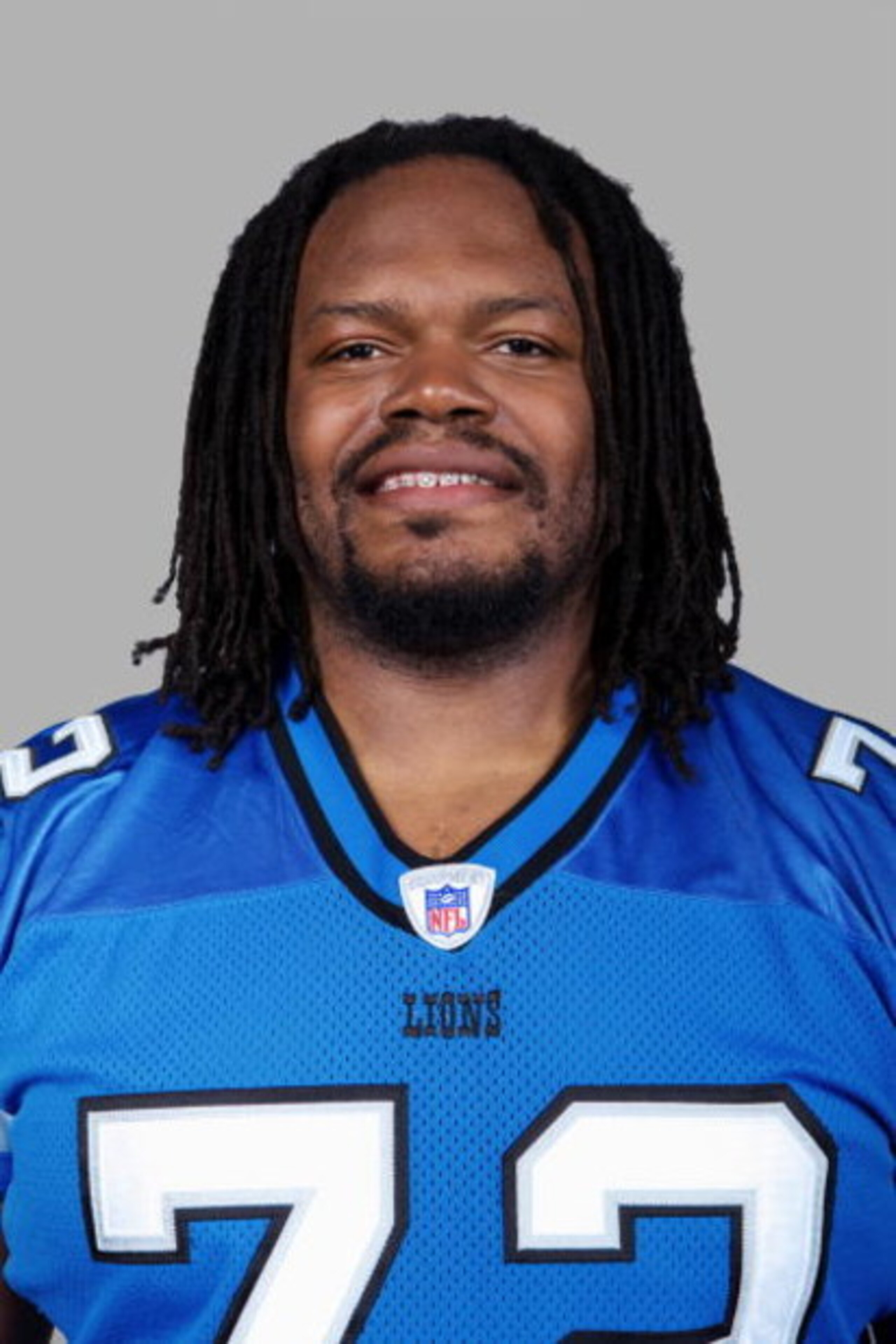 DETROIT - 2008:  George Foster of the Detroit Lions poses for his 2008 NFL headshot at photo day in Detroit, Michigan.  (Photo by Getty Images)