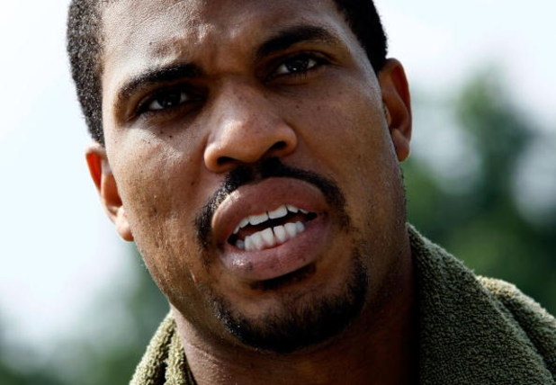 ASHBURN, VA - JULY 30:  Washington Redskins quarterback Jason Campbell (#17) talks with reporters on opening day of training camp July 30, 2009 in Ashburn, Virginia.  (Photo by Win McNamee/Getty Images)