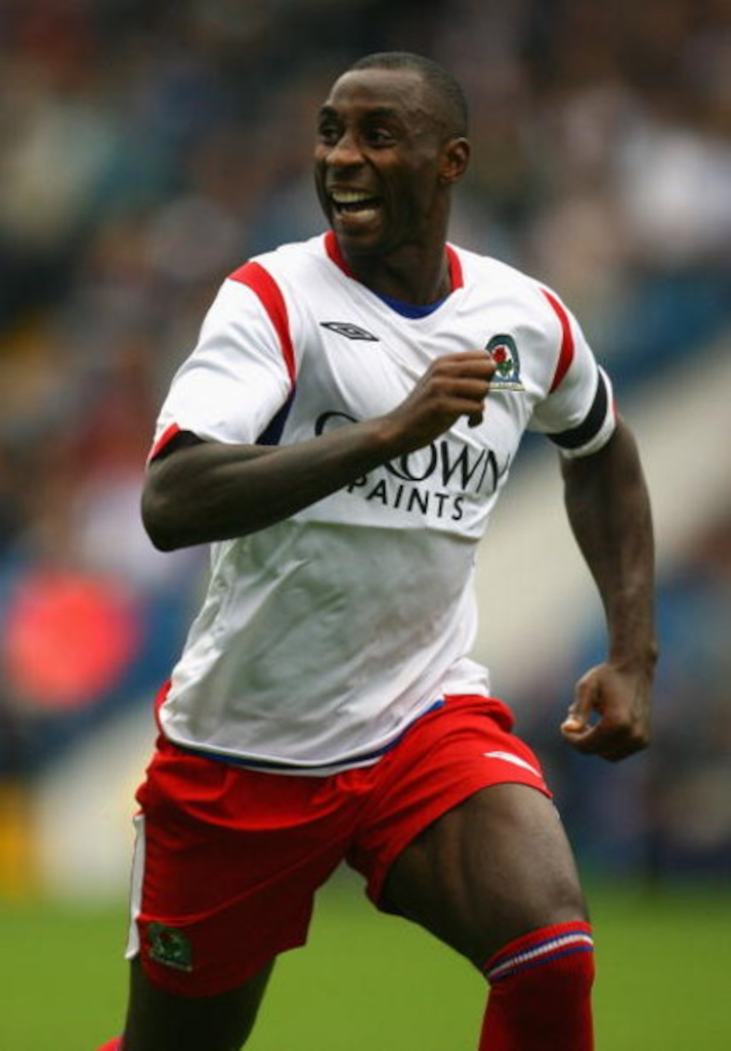 SHEFFIELD, ENGLAND - AUGUST 01:  Jason Roberts of Blackburn Rovers during a Pre Season Friendly match between Sheffield Wednesday and Blackburn Rovers at the Hillsborough Stadium on August 1, 2009 in Sheffield, England.  (Photo by Alex Livesey/Getty Image