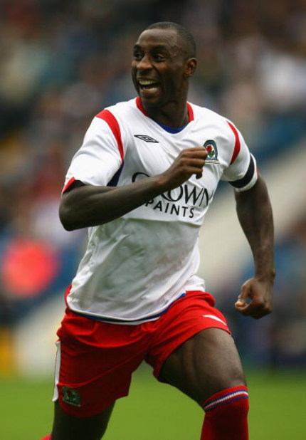 SHEFFIELD, ENGLAND - AUGUST 01:  Jason Roberts of Blackburn Rovers during a Pre Season Friendly match between Sheffield Wednesday and Blackburn Rovers at the Hillsborough Stadium on August 1, 2009 in Sheffield, England.  (Photo by Alex Livesey/Getty Image
