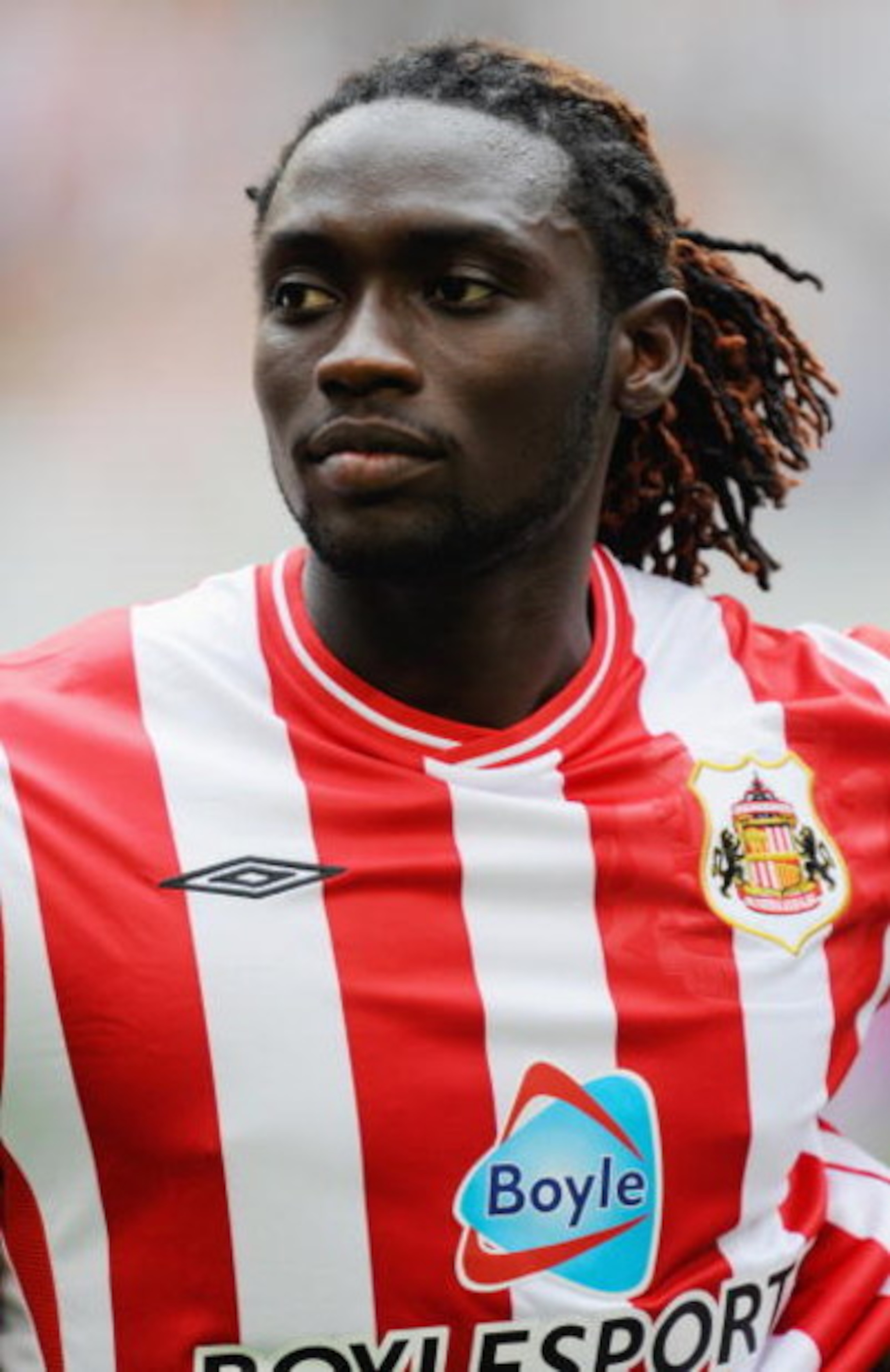AMSTERDAM, NETHERLANDS - JULY 26:  Sunderland's Kenwyne Jones during the Amsterdam Tournament match between Sunderland and Atletico Madrid at the Amsterdam Arena on July 26, 2009 in Amsterdam, Netherlands.  (Photo by Michael Regan/Getty Images)