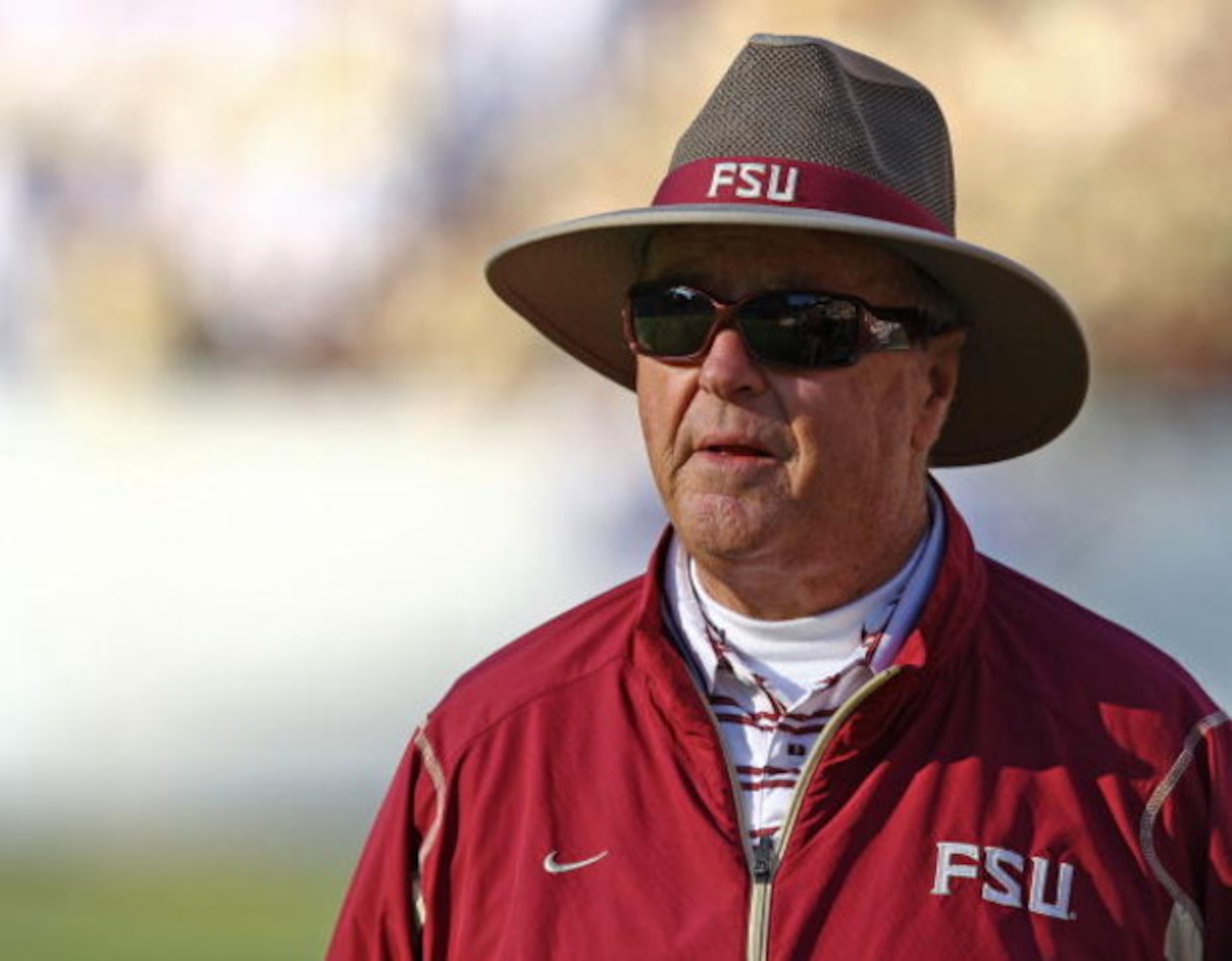 ATLANTA - NOVEMBER 1:  Florida State Seminoles head coach Bobby Bowden watches the action on the stadium video screen during the game against the Georgia Tech Yellow Jackets at Bobby Dodd Stadium at Historic Grant Field on November 1, 2008 in Atlanta, Geo