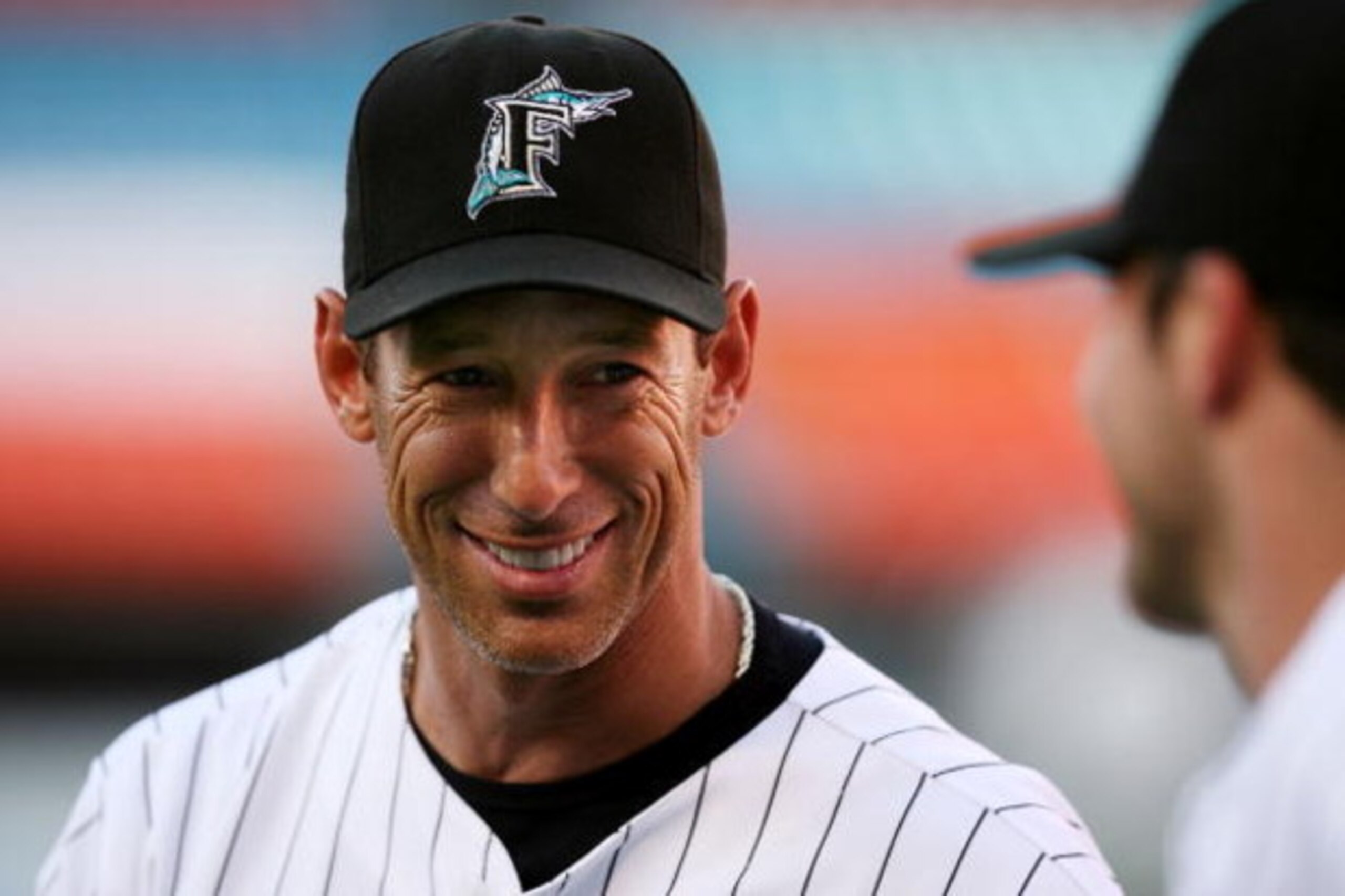MIAMI - JUNE 07: Outfielder Luis Gonzalez #26 of the Florida Marlins warms up prior to playing against the Cincinnati Reds at Dolphin Stadium June 7, 2008 in Miami, Florida. (Photo by Marc Serota/Getty Images) MIAMI - JUNE 07: Outfielder Luis Gonzalez #26 of the Florida Marlins warms up prior to playing against the Cincinnati Reds at Dolphin Stadium June 7, 2008 in Miami, Florida. (Photo by Marc Serota/Getty Images)