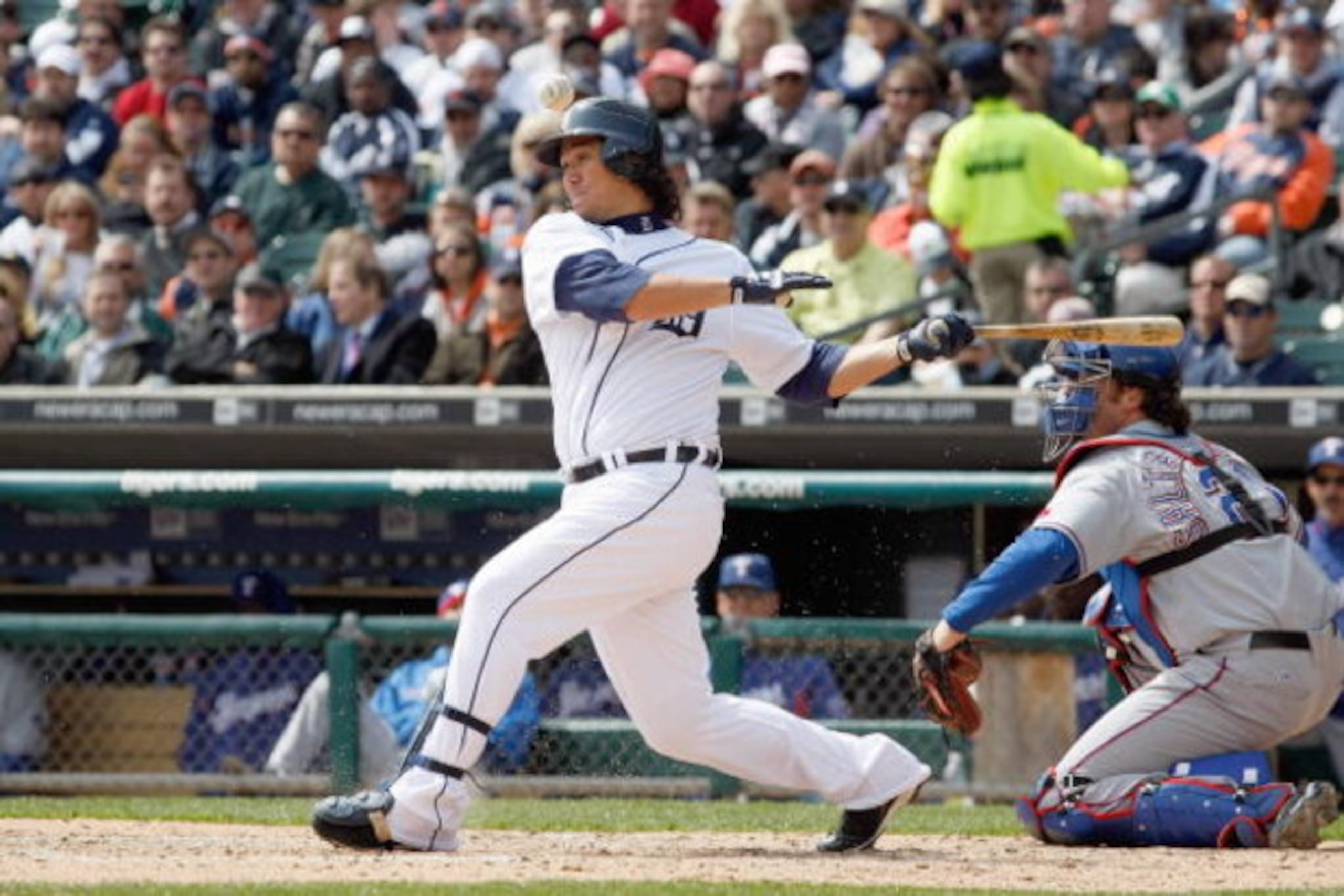 DETROIT - APRIL 10: Magglio Ordonez #30 of the Detroit Tigers swings at the pitch against the Texas Rangers during Opening Day on April 10, 2009 at Comerica Park in Detroit, Michigan. Detroit won the game 15-2. (Photo by Gregory Shamus/Getty Images) DETROIT - APRIL 10: Magglio Ordonez #30 of the Detroit Tigers swings at the pitch against the Texas Rangers during Opening Day on April 10, 2009 at Comerica Park in Detroit, Michigan. Detroit won the game 15-2. (Photo by Gregory Shamus/Getty Images)