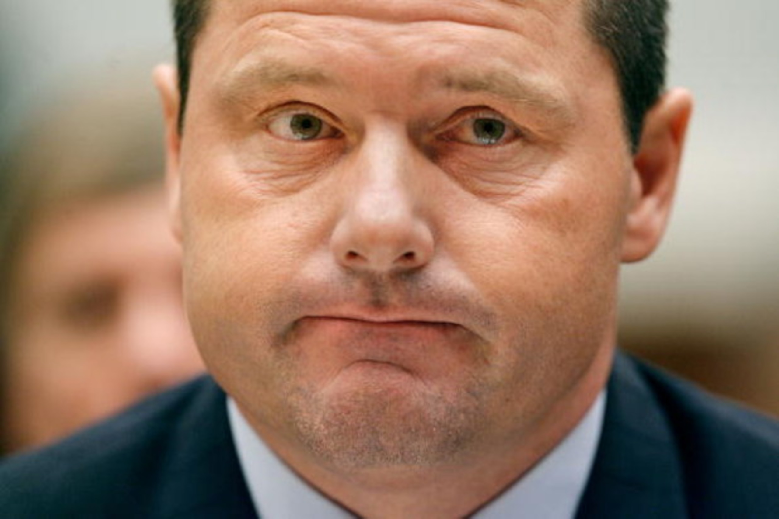 WASHINGTON - FEBRUARY 13:  Major League Baseball pitcher Roger Clemens testifies about allegations of steroid use by professional ball players before the U.S. House Oversight and Government Reform Committee on Capitol Hill February 13, 2008 in Washington,
