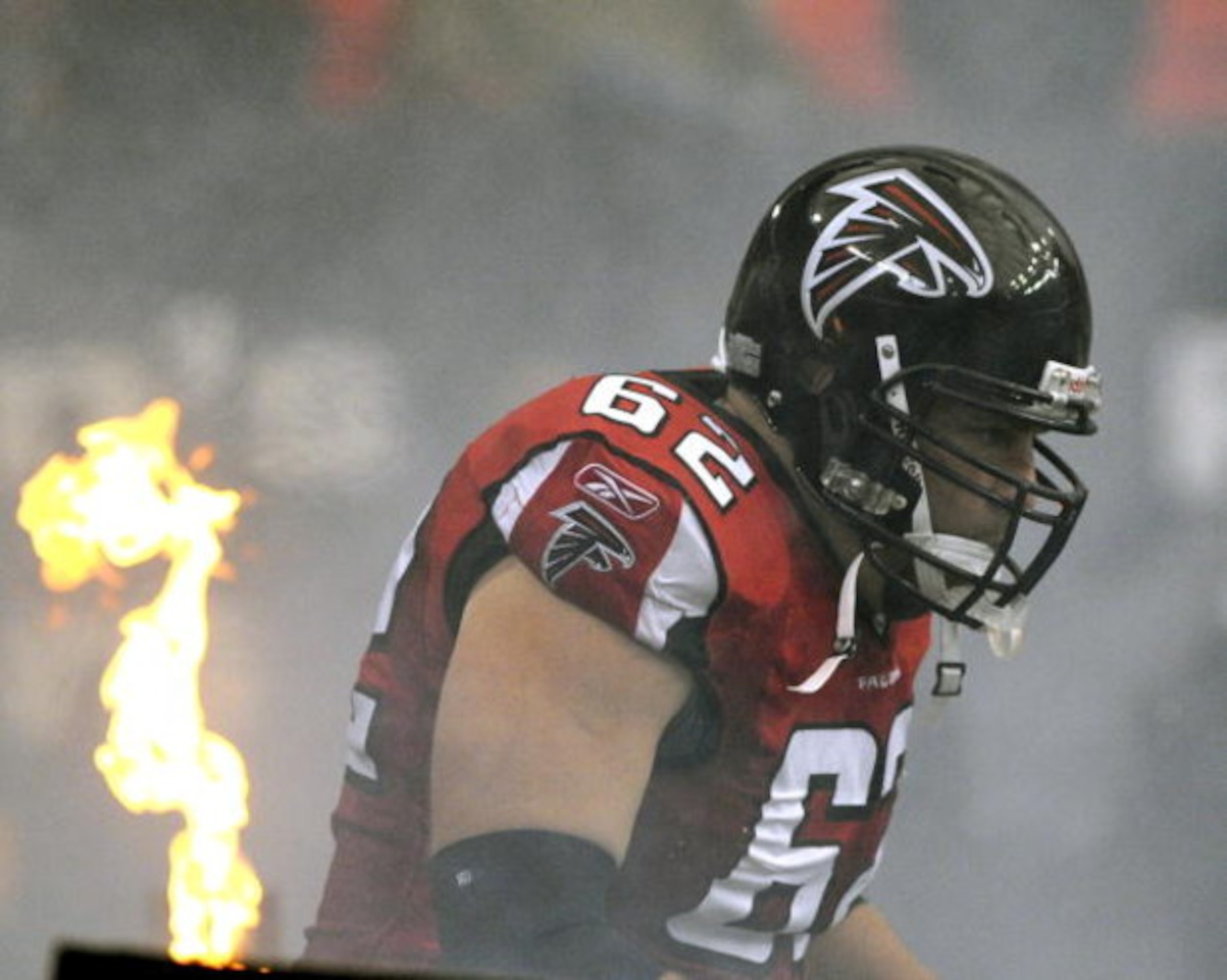ATLANTA - NOVEMBER 9: Center Todd McClure #62 of the Atlanta Falcons takes the field before play against the New Orleans Saints at the Georgia Dome on November 9, 2008 in Atlanta, Georgia. (Photo by Al Messerschmidt/Getty Images) ATLANTA - NOVEMBER 9: Center Todd McClure #62 of the Atlanta Falcons takes the field before play against the New Orleans Saints at the Georgia Dome on November 9, 2008 in Atlanta, Georgia. (Photo by Al Messerschmidt/Getty Images)