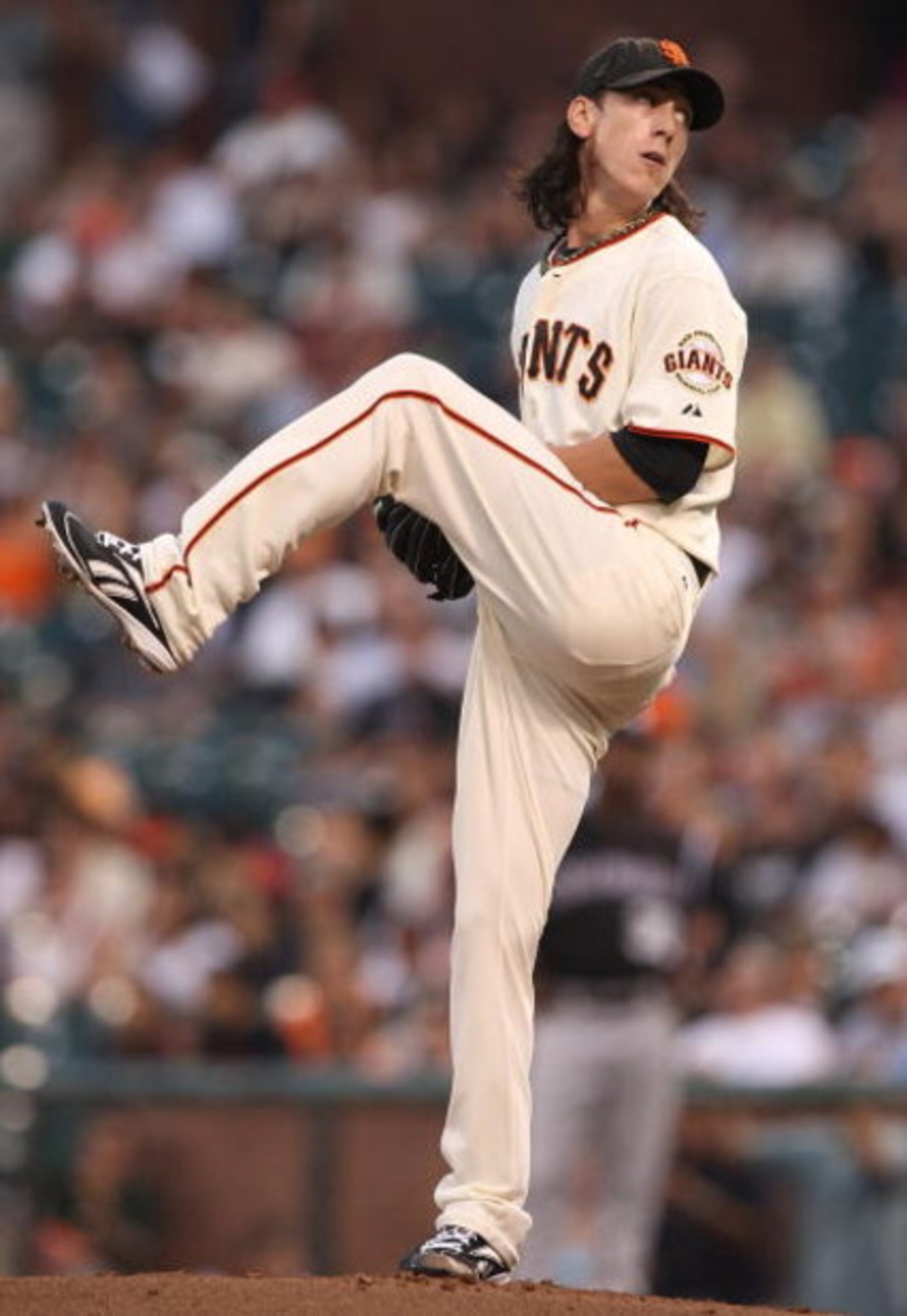 SAN FRANCISCO - AUGUST 28: Tim Lincecum #55 of the San Francisco Giants pitches against the Colorado Rockies during a Major League Baseball game at AT&T Park on August 28, 2009 in San Francisco, California. (Photo by Jed Jacobsohn/Getty Images) SAN FRANCISCO - AUGUST 28: Tim Lincecum #55 of the San Francisco Giants pitches against the Colorado Rockies during a Major League Baseball game at AT&T Park on August 28, 2009 in San Francisco, California. (Photo by Jed Jacobsohn/Getty Images)