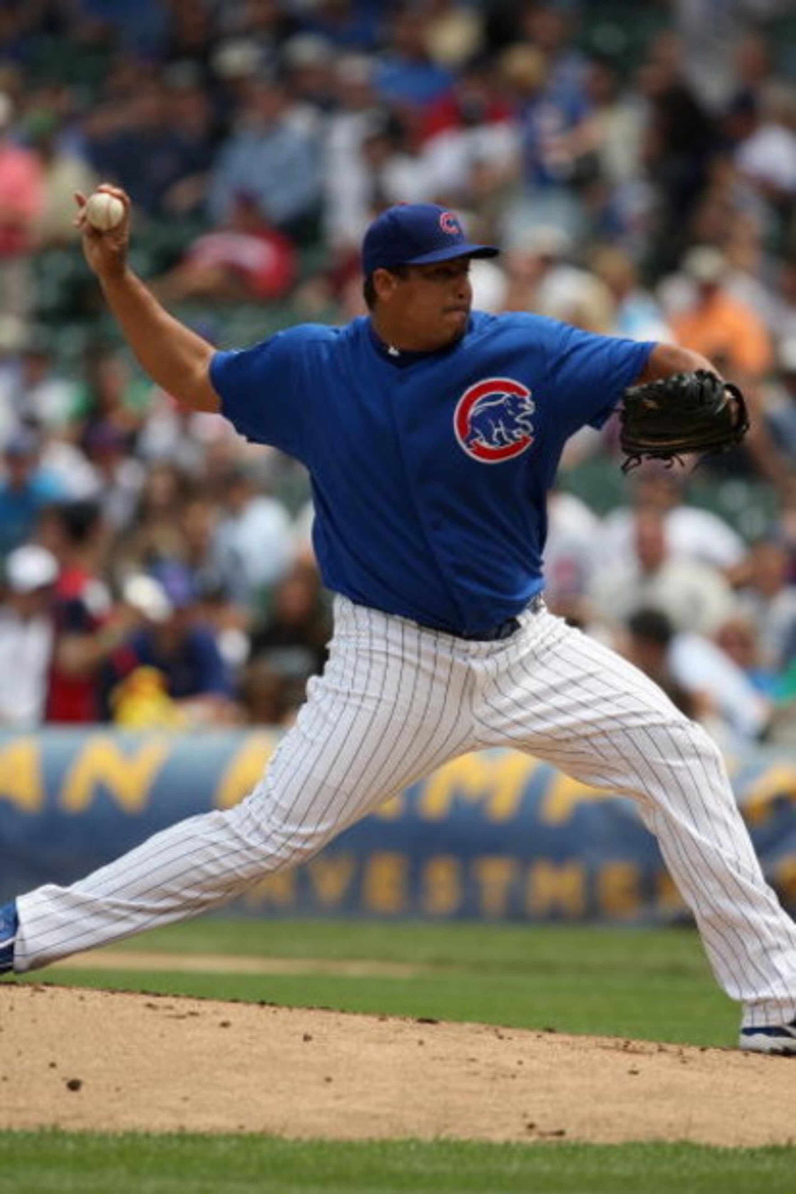 CHICAGO - JUNE 18: Carlos Zambrano #38 of the Chicago Cubs pitches against the Chicago White Sox during the game on June 18, 2009 at Wrigley Field in Chicago, Illinois. (Photo by Jonathan Daniel/Getty Images) CHICAGO - JUNE 18: Carlos Zambrano #38 of the Chicago Cubs pitches against the Chicago White Sox during the game on June 18, 2009 at Wrigley Field in Chicago, Illinois. (Photo by Jonathan Daniel/Getty Images)