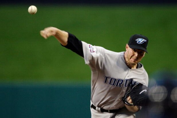 ST LOUIS, MO - JULY 14:  American League All-Star Roy Halladay of the Toronto Blue Jays pitches during the 2009 MLB All-Star Game at Busch Stadium on July 14, 2009 in St Louis, Missouri.  (Photo by Morry Gash-Pool/Getty Images)