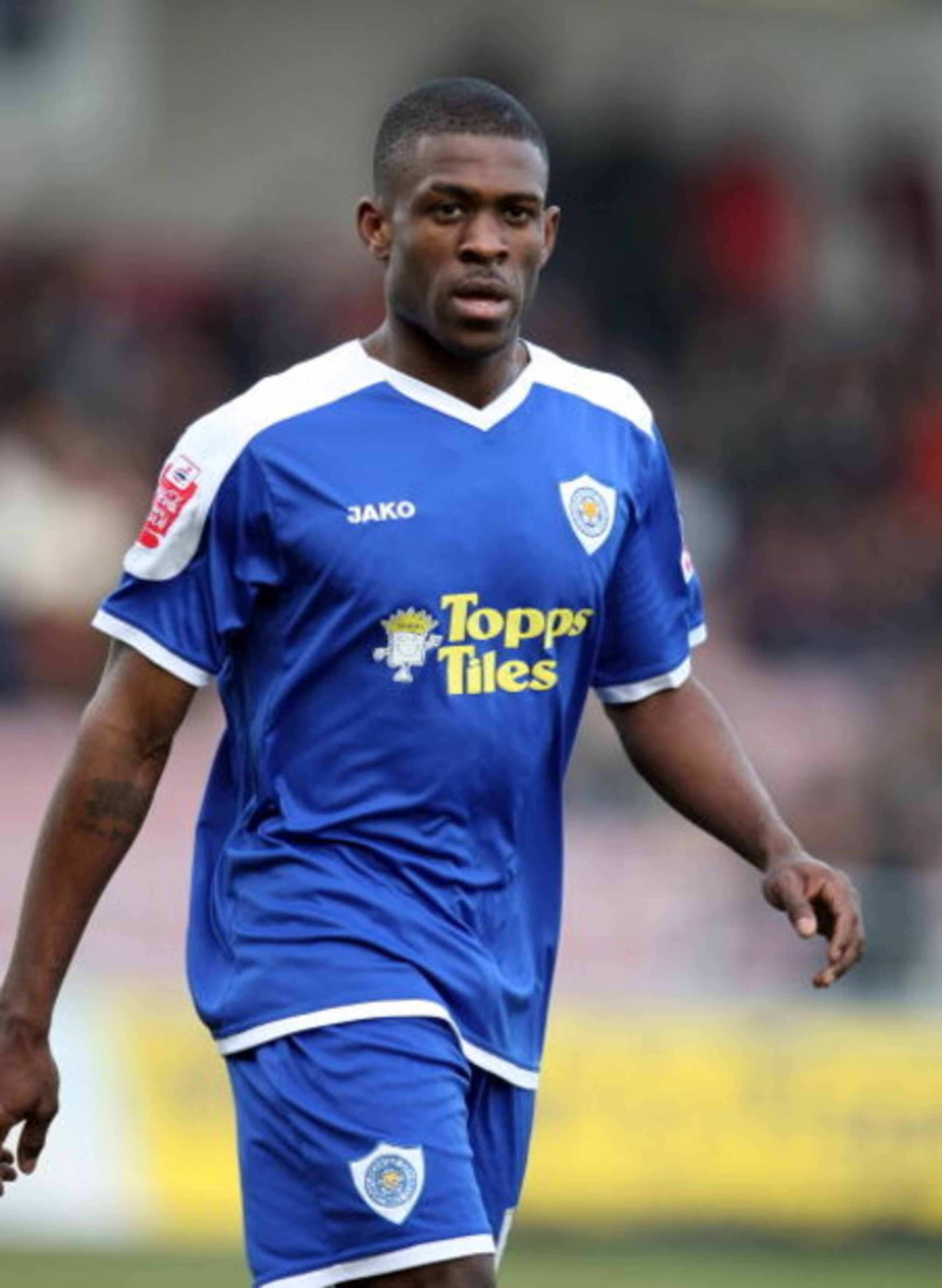 NORTHAMPTON, UNITED KINGDOM - JANUARY 31 : Kerrea Gilbert of Leicester City in action during the Coca Cola League One Match between Northampton Town and Leicester City at Sixfields Stadium on January 31, 2009 in Northampton, England. (Photo by Pete Norton