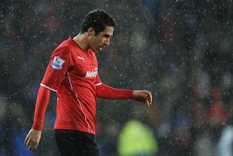 CARDIFF, WALES - DECEMBER 14: Peter Whittingham of Cardiff City leaves the pitch after scoring the opening goal during the Barclays Premier League match between Cardiff City and West Bromwich Albion at Cardiff City Stadium on December 14, 2013 in Cardiff, CARDIFF, WALES - DECEMBER 14: Peter Whittingham of Cardiff City leaves the pitch after scoring the opening goal during the Barclays Premier League match between Cardiff City and West Bromwich Albion at Cardiff City Stadium on December 14, 2013 in Cardiff,
