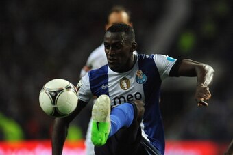 PORTO, PORTUGAL - AUGUST 25:  Jackson Martinez of FC Porto in action during the Liga Zon Sagres match between FC Porto and Vitoria Guimaraes at Estadio do Dragao on August 25, 2012 in Porto, Portugal.  (Photo by Valerio Pennicino/Getty Images)