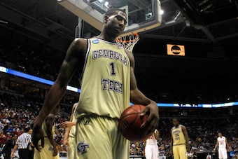 MILWAUKEE - MARCH 21:  Iman Shumpert #1 of the Georgia Tech Yellow Jackets reacts late in the second half while taking on the Ohio State Buckeyes during the second round of the 2010 NCAA men's basketball tournament at the Bradley Center on March 21, 2010 