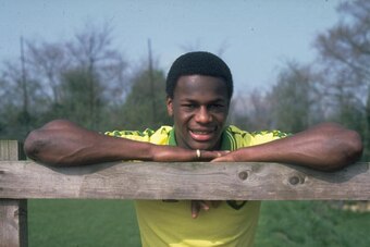 Apr 1981: Portrait of Justin Fashanu of Norwich City. \ Mandatory Credit: Allsport UK /Allsport Apr 1981: Portrait of Justin Fashanu of Norwich City. \ Mandatory Credit: Allsport UK /Allsport