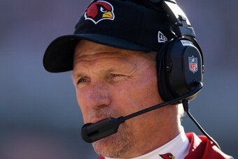 SAN FRANCISCO, CA - DECEMBER 30:  Head coach Ken Whisenhunt of the Arizona Cardinals stands on the sidelines before their game against the San Francisco 49ers at Candlestick Park on December 30, 2012 in San Francisco, California.  (Photo by Ezra Shaw/Gett