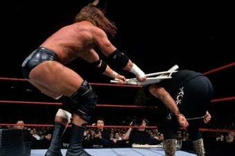 The Royal Rumble showdown between Triple H and Mick Foley remains amongst the best in WWF/E history