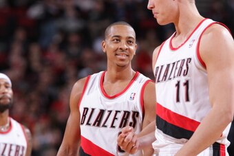 PORTLAND, OR - JANUARY 8:  C.J. McCollum #3 of the Portland Trail Blazers walks off the court against the Orlando Magic on January 8, 2014 at the Moda Center Arena in Portland, Oregon. NOTE TO USER: User expressly acknowledges and agrees that, by download