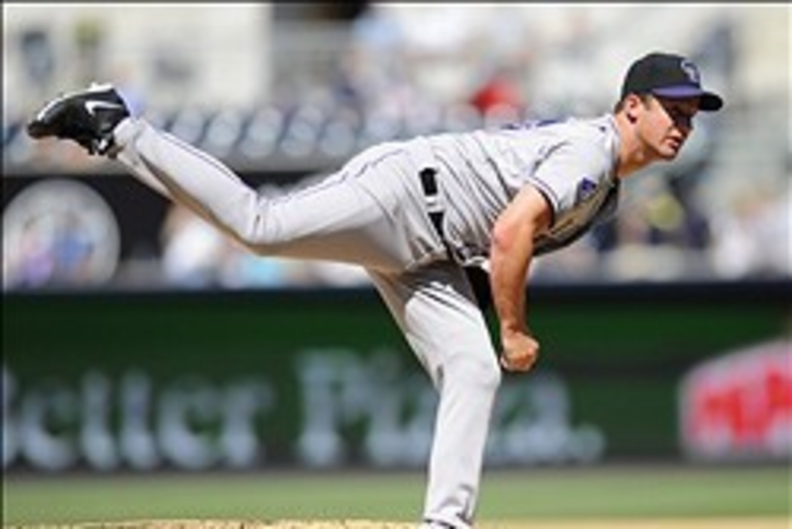 Sep 8, 2013; San Diego, CA, USA; Colorado Rockies pitcher Roy Oswalt (44) throws during the fourth inning against the San Diego Padres at Petco Park. Mandatory Credit: Christopher Hanewinckel-USA TODAY Sports