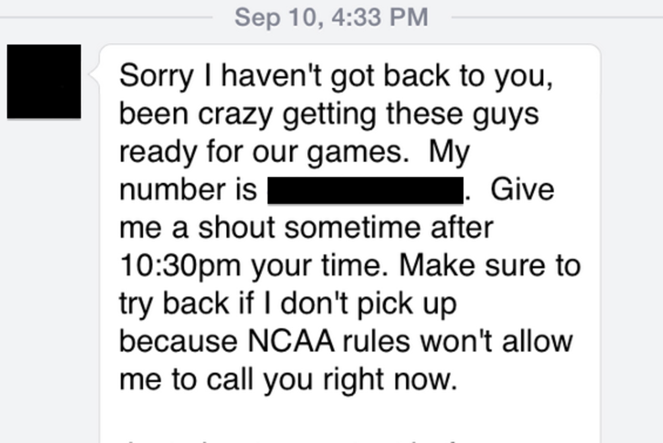 Settle reached out to a Big-Ten affiliated coach, who clearly knows his NCAA rules / Photo courtesy: Tim Settle